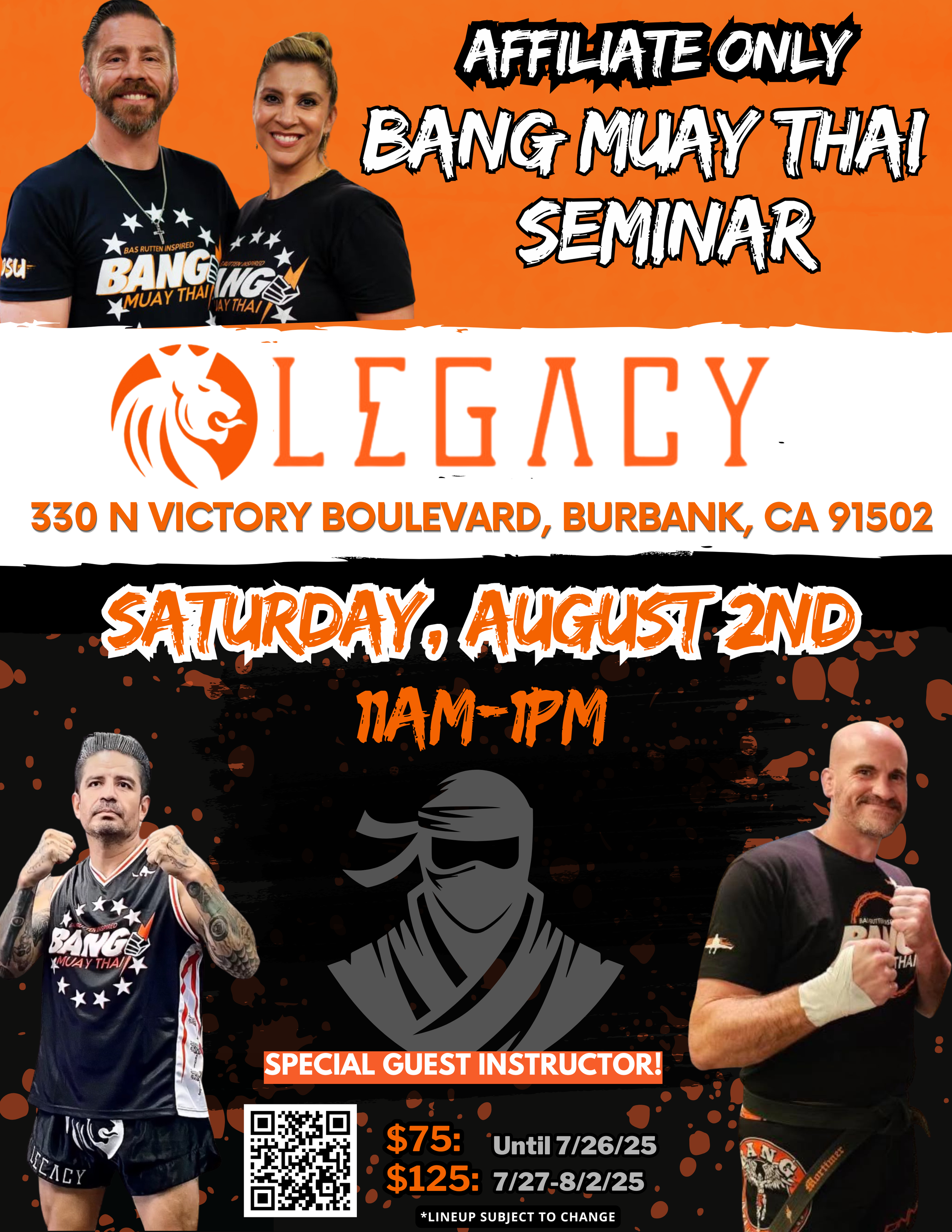 Bang Muay Thai Affiliate Only Seminar
