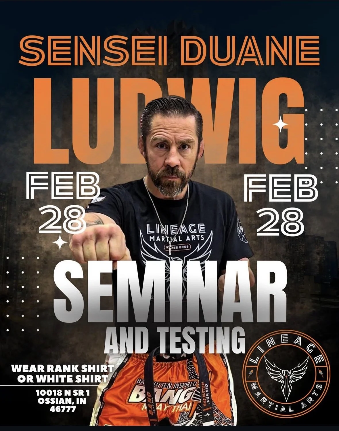 Sense Ludwig At the Brand New LINEAGE Dojo ! 