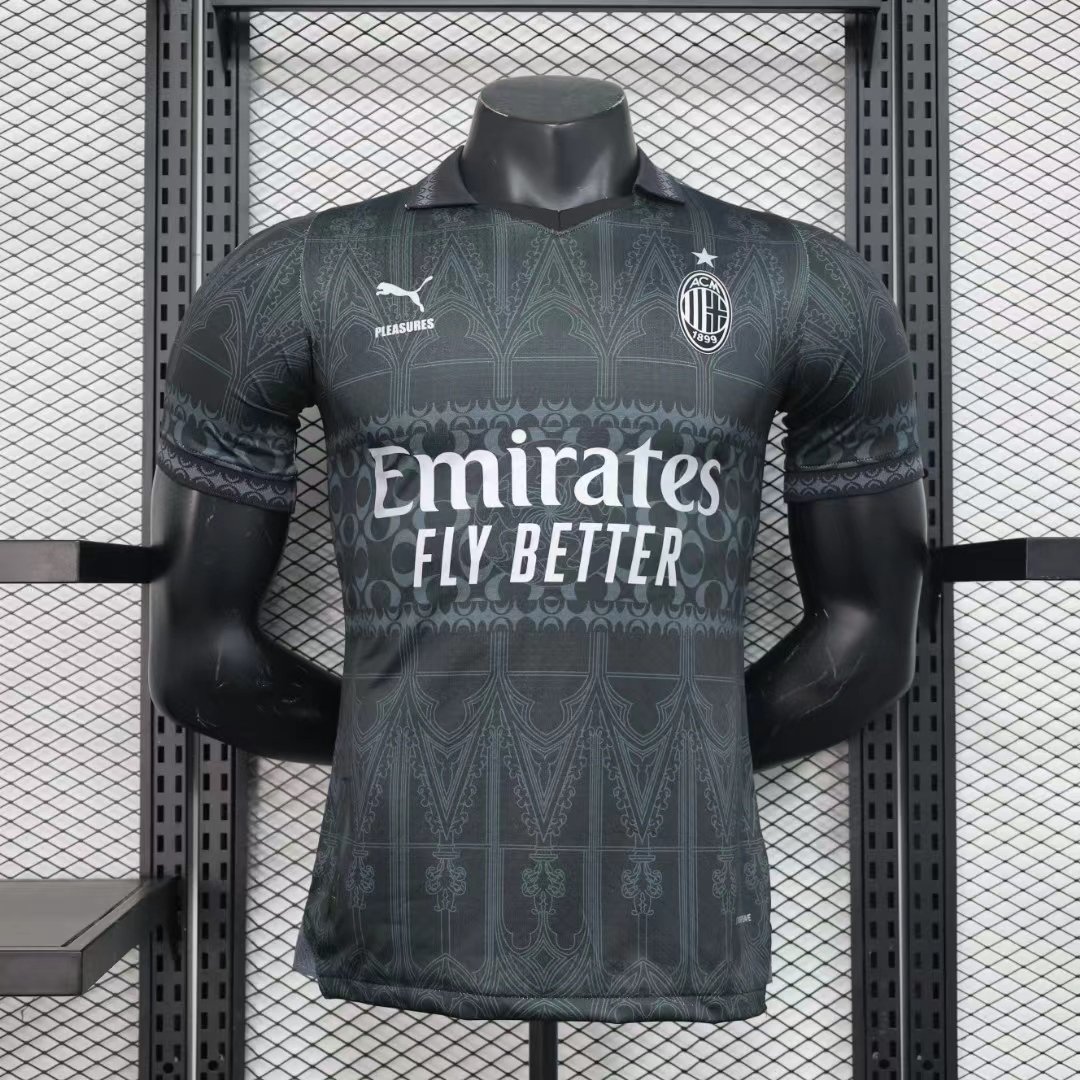 23/24 Players AC Milan Black S-4XL