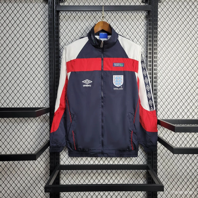 England 1998 Navy Windbreaker
