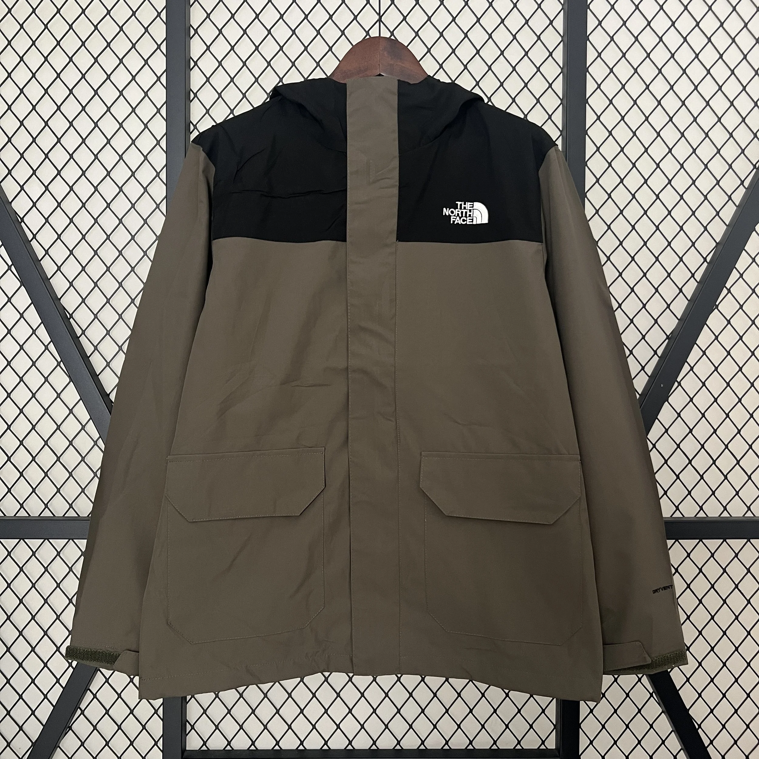 North Face Brown Windbreaker