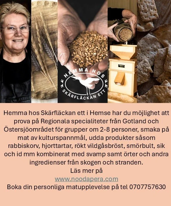 Prova på Regionala Specialiteter på Skärfläckan ett i Hemse