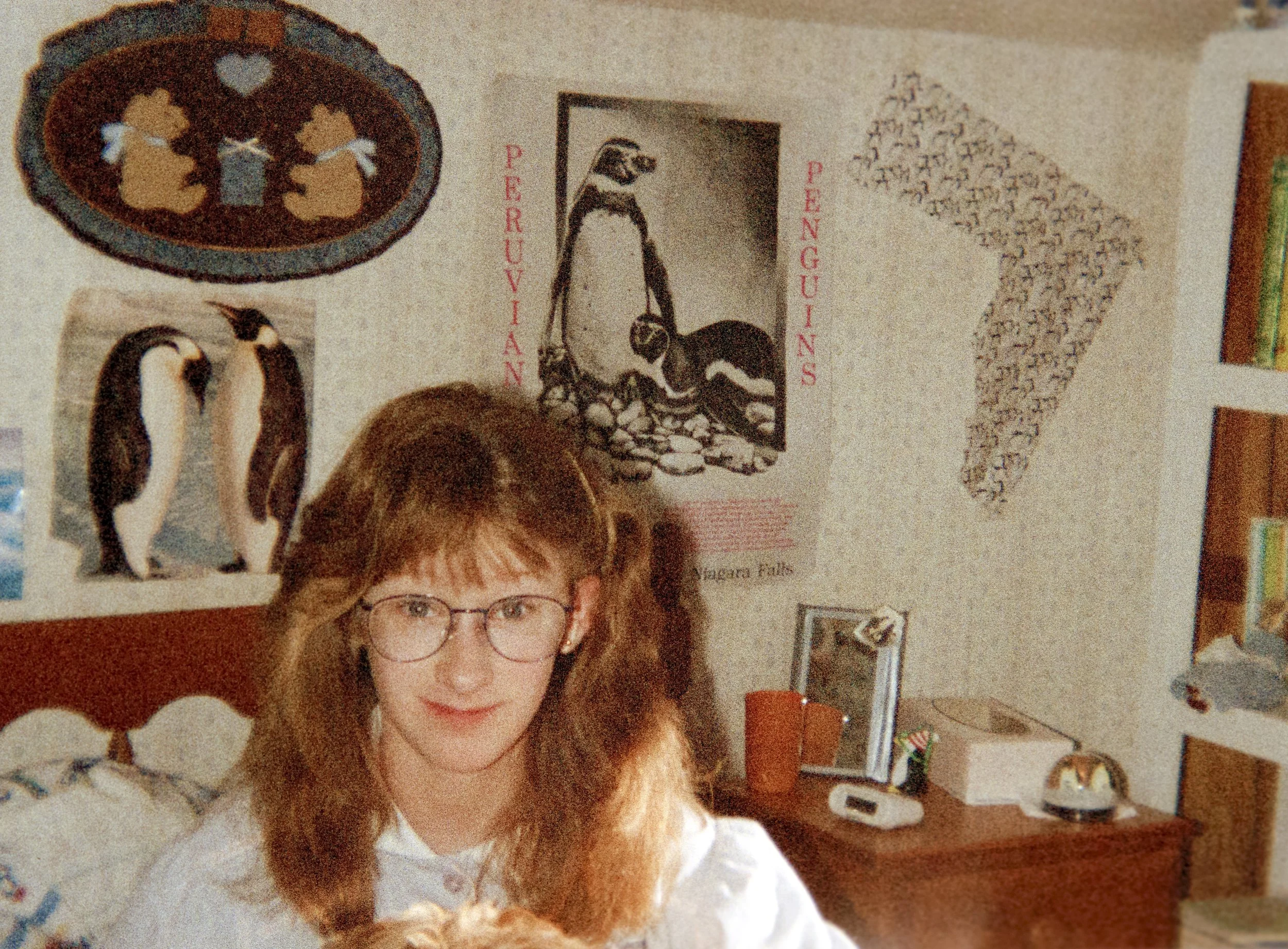 Jen in her room, 1989