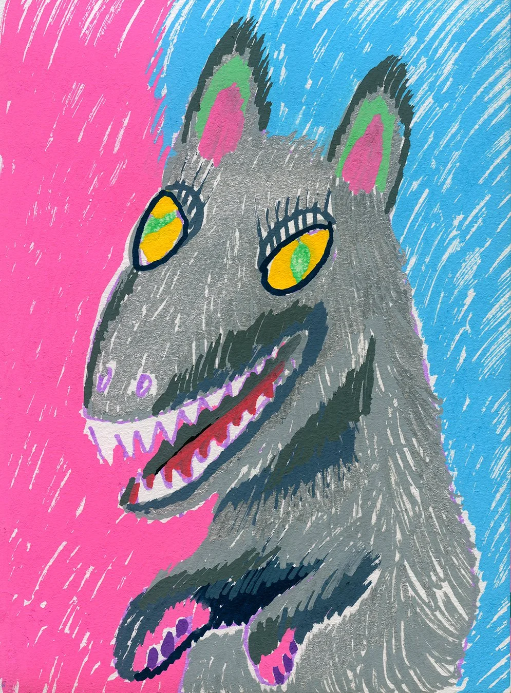 A Wolf As He Should Be