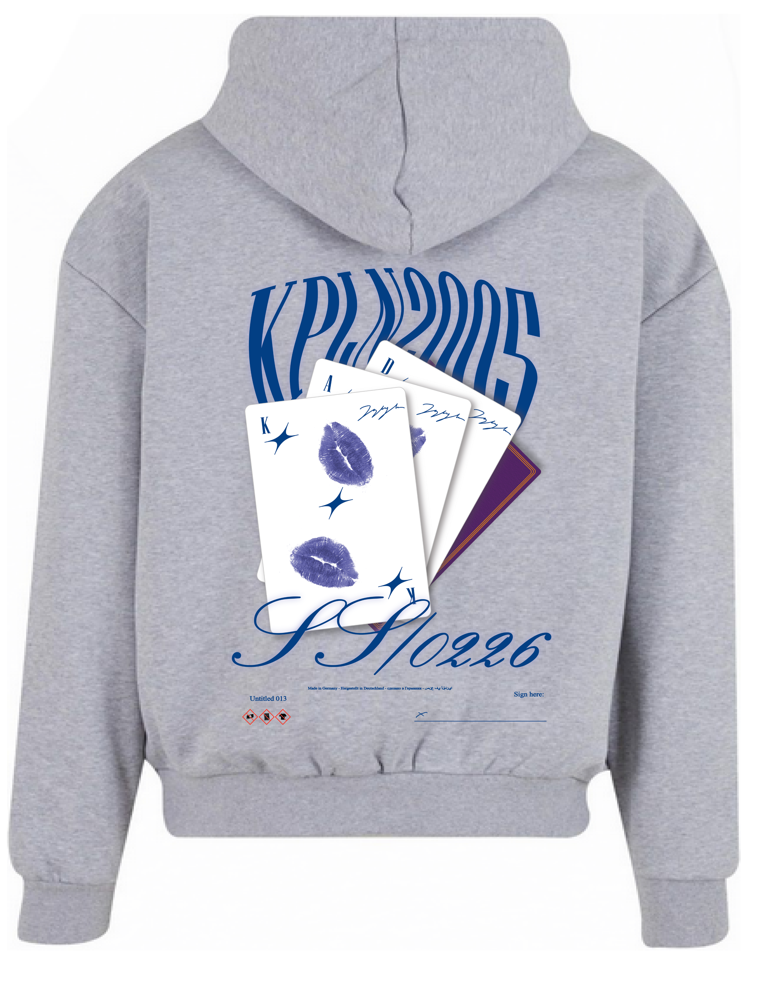 UNTITLED 013 - Hoodie (heathergrey)