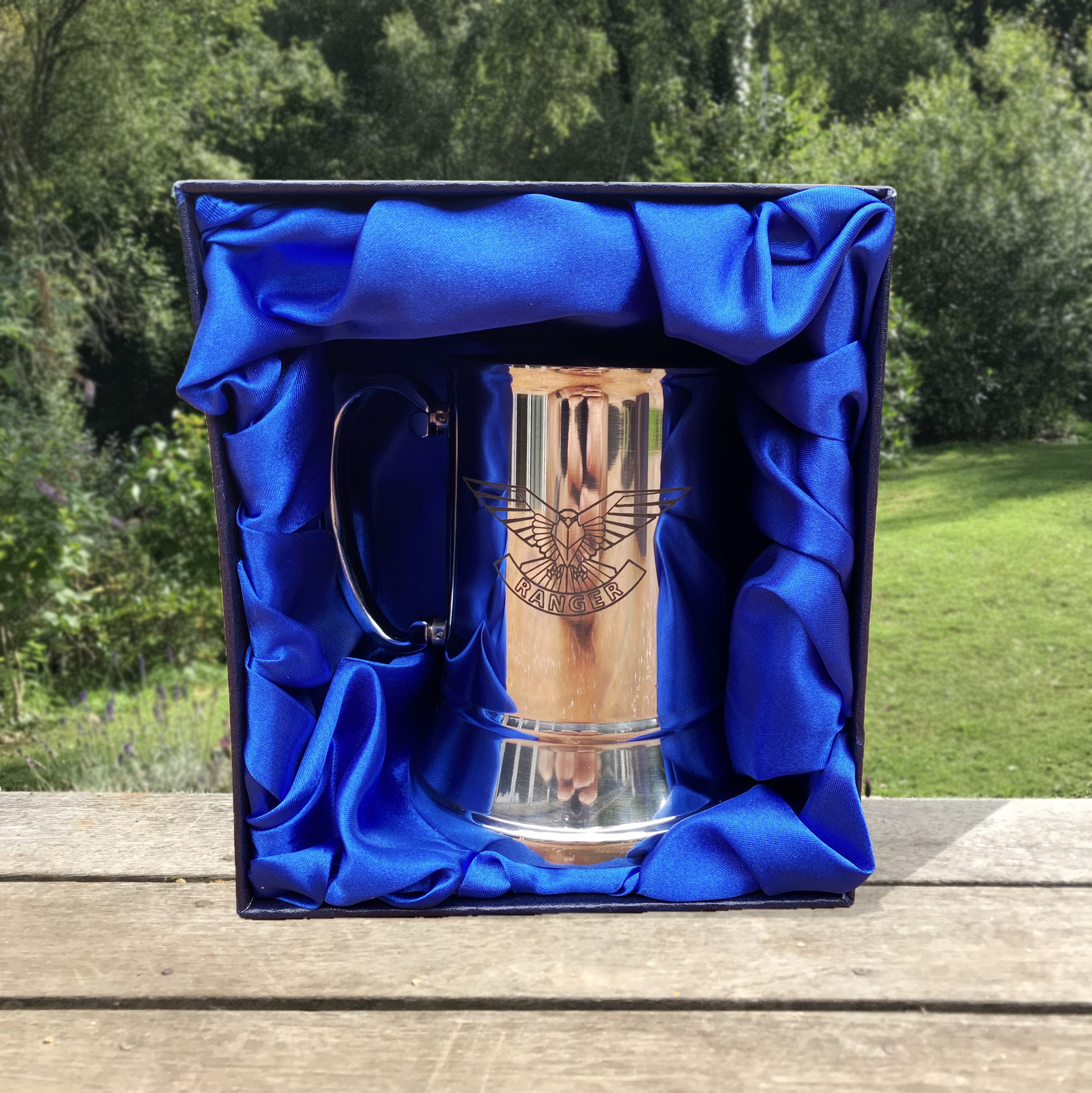 Personalised Metal Tankard in Presentation Box Military Gift