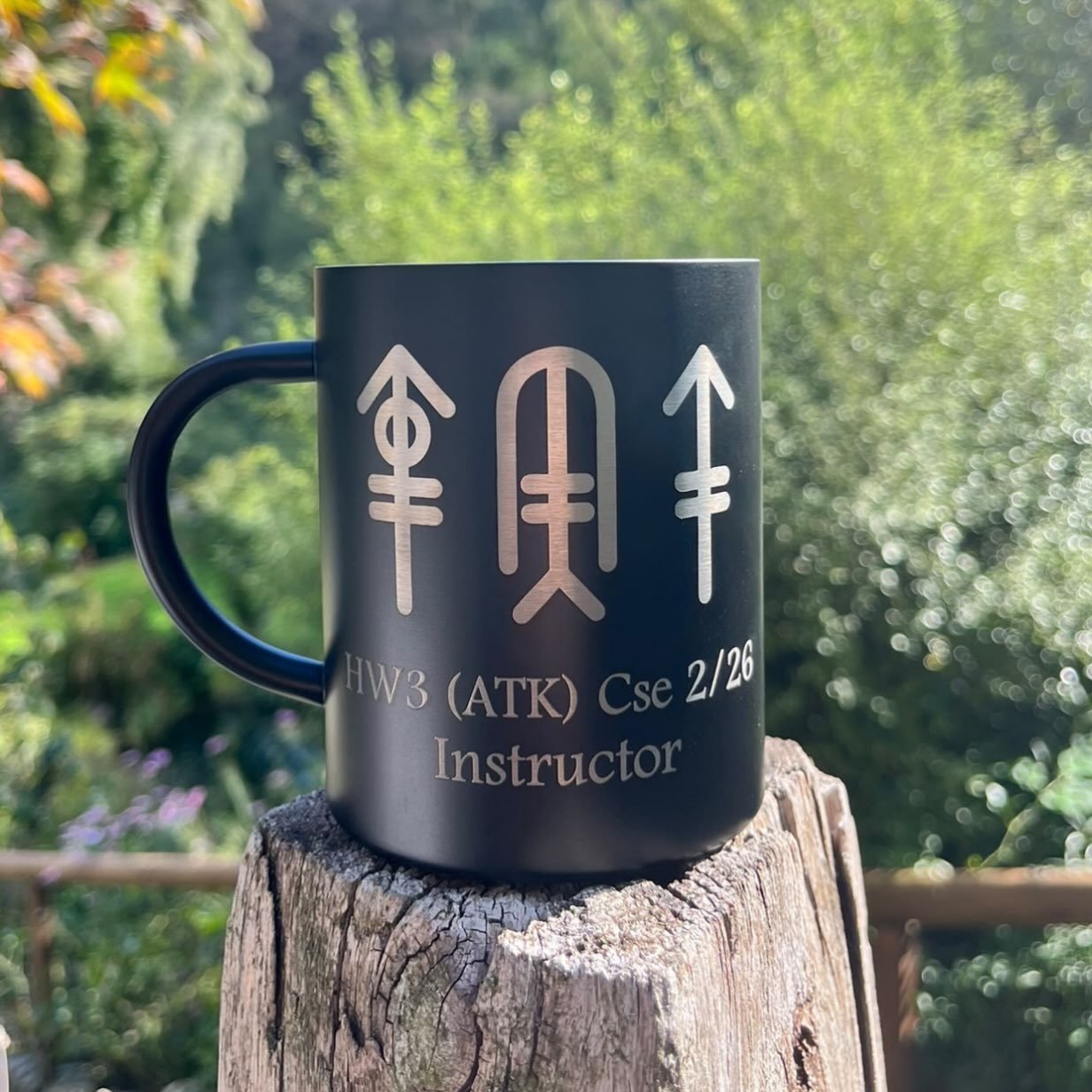 Small batch of personalised metal mugs, engraved for the HW3 course instructors 👌

Simple, practical and a great way to start or mark the end of a course.

No minimum order and we can work with your own course or unit design.

#LaserEngraving #Perso