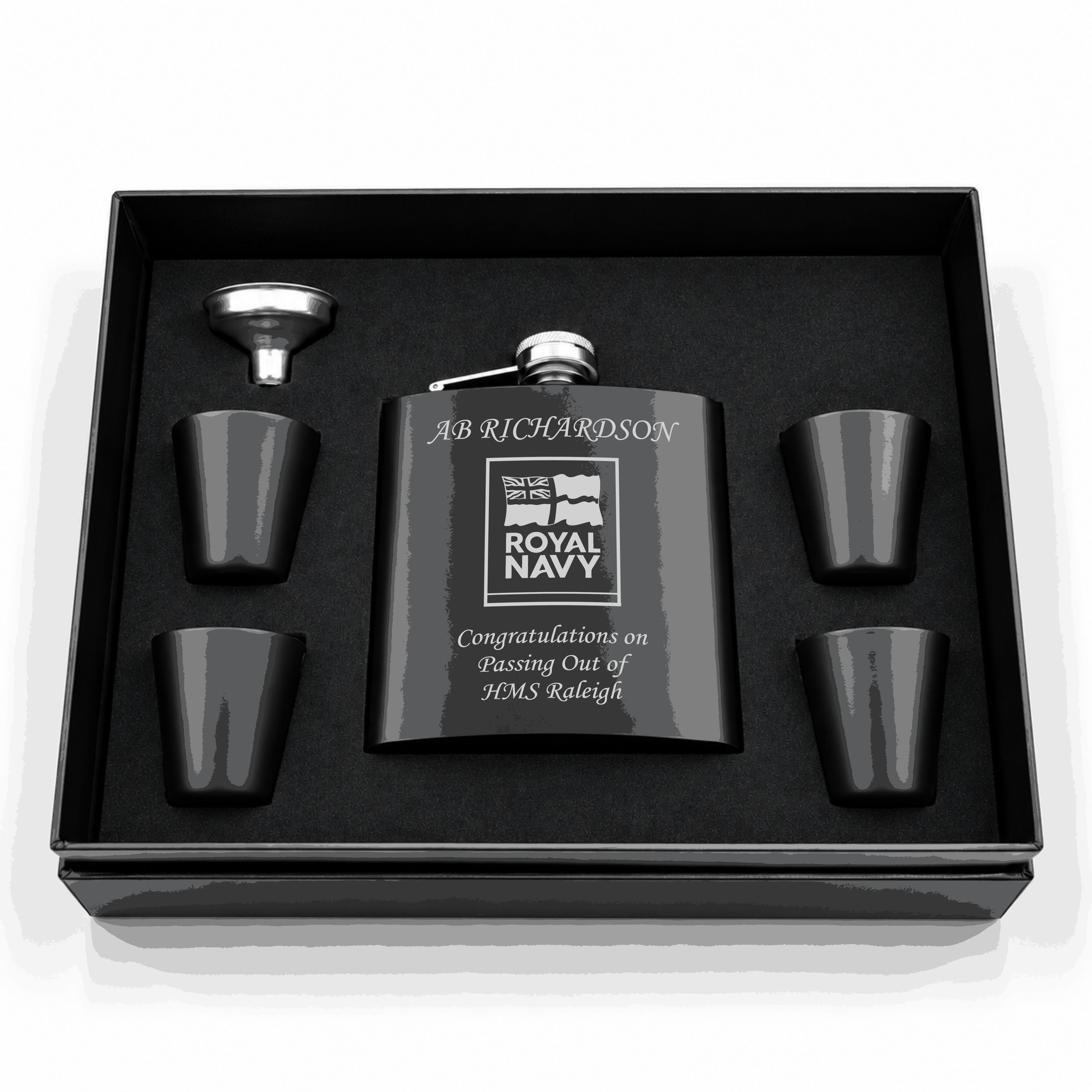 HMS Raleigh Hip Flask Gift Set.png