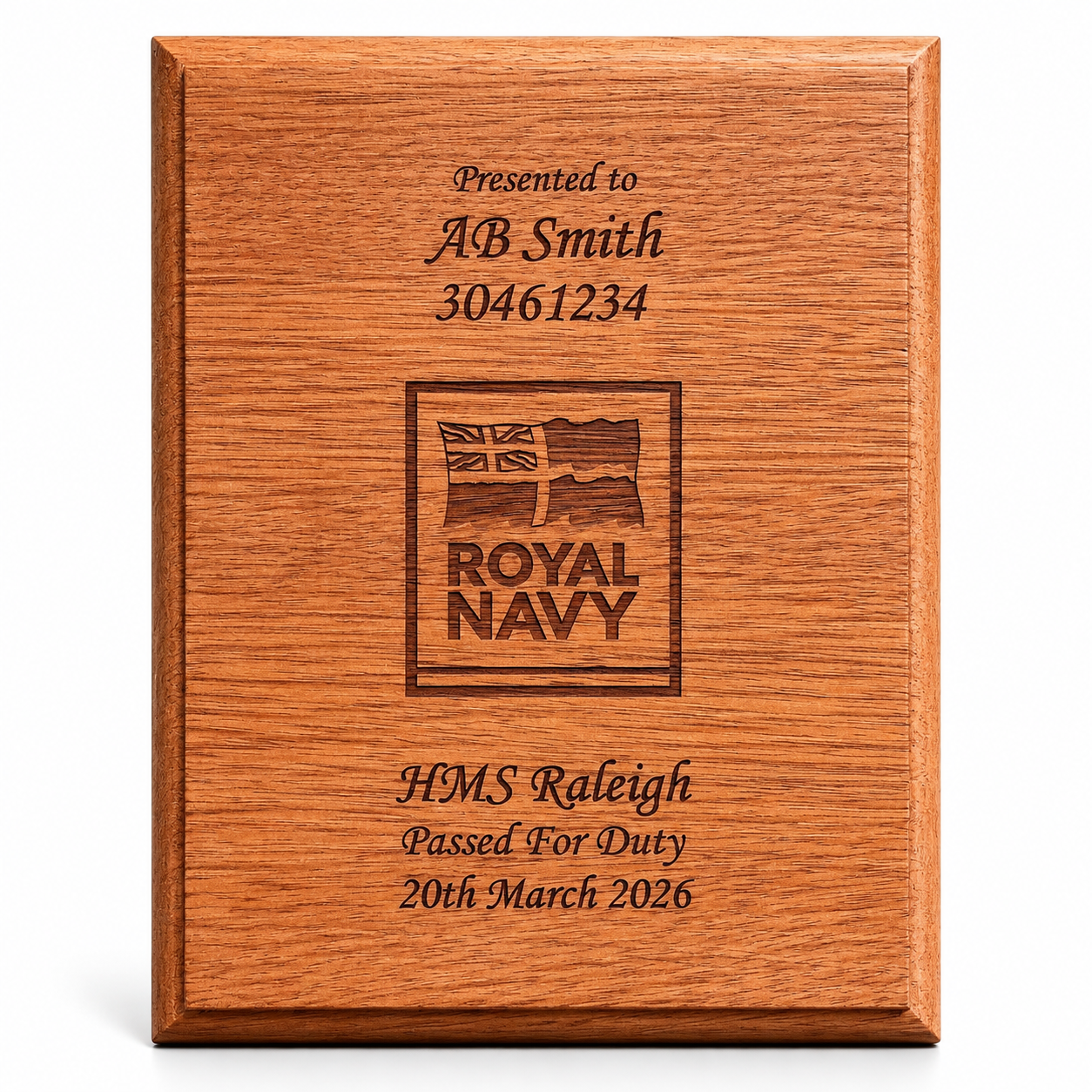 HMS Raleigh Small Wall Plaque