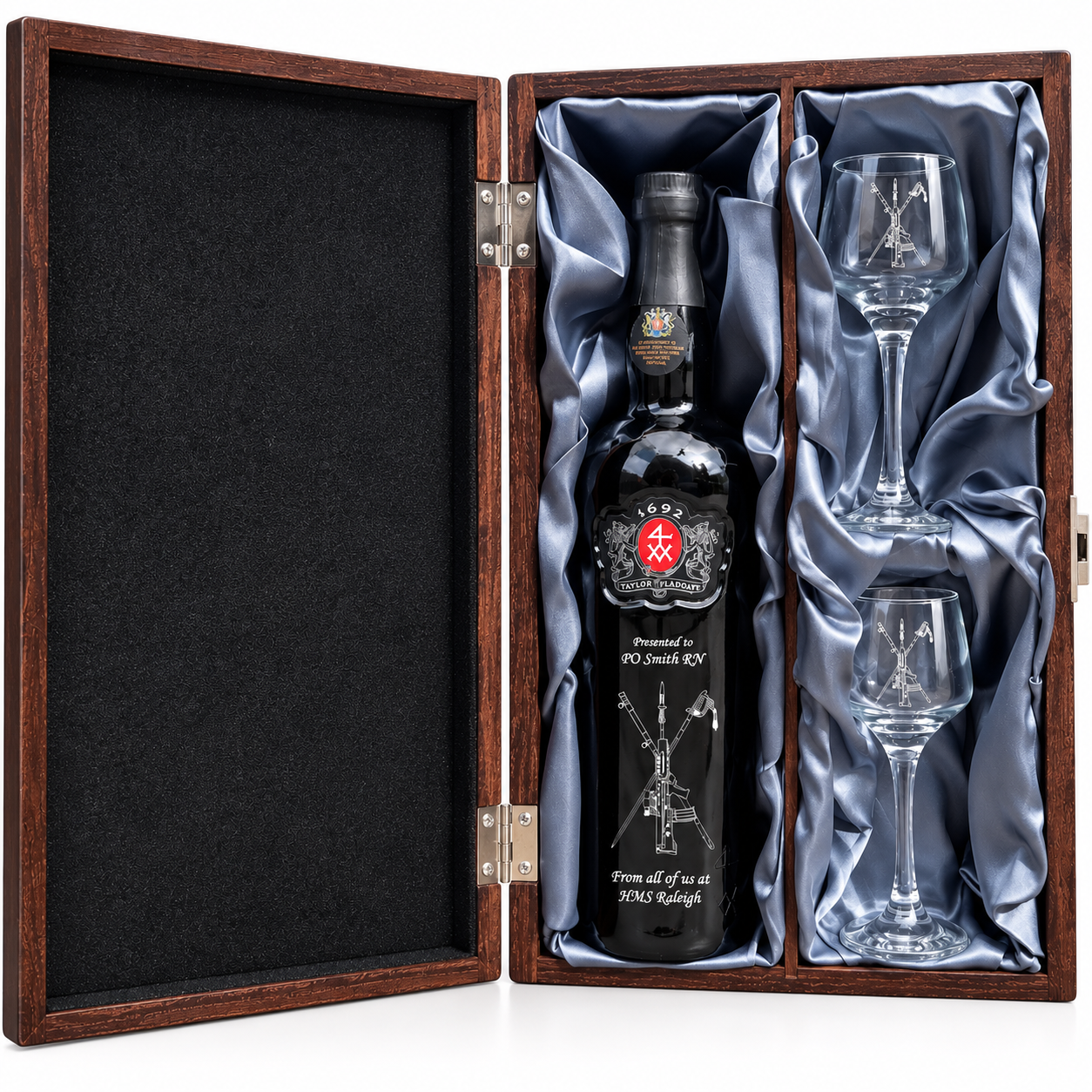 Double Port Box and Glasses Set