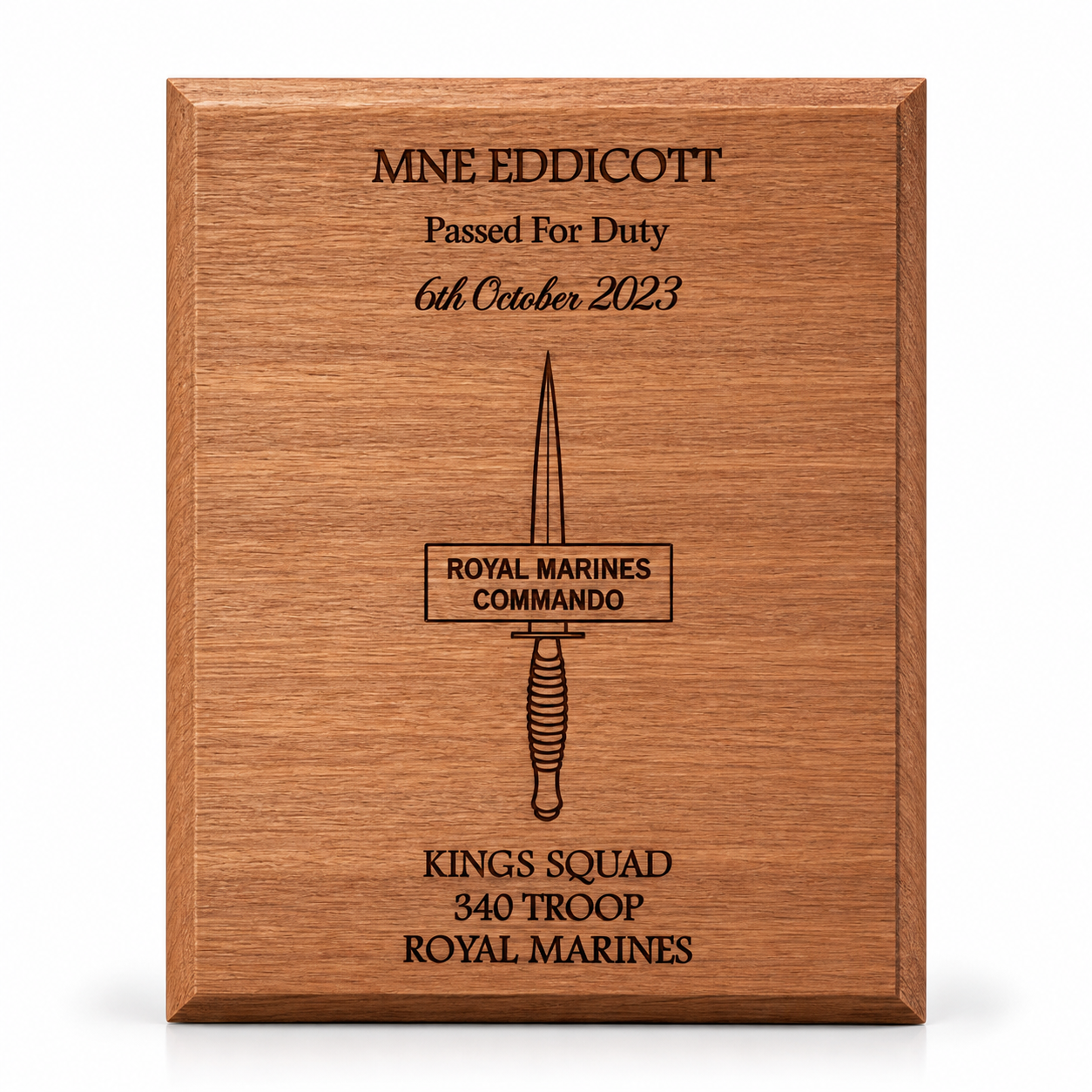 Kings Squad Small Wall Plaque
