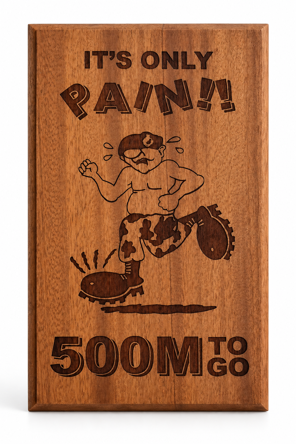 It's Only Pain Plaque Large Front .png