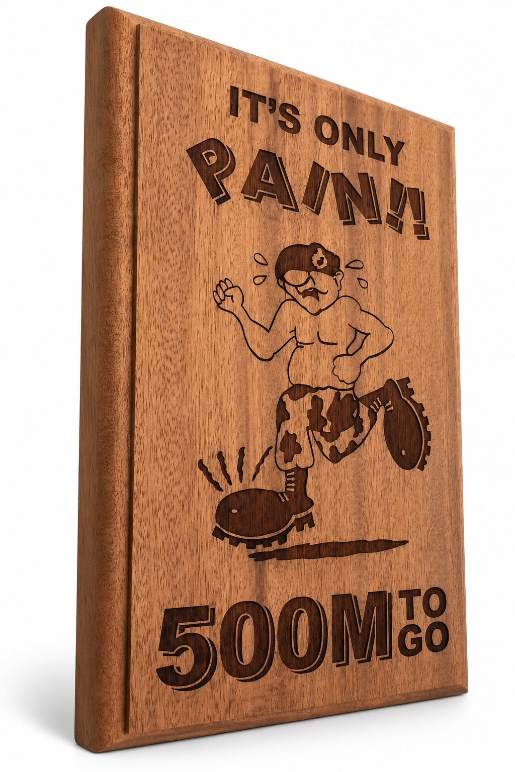 It's Only Pain Plaque Large Side .png