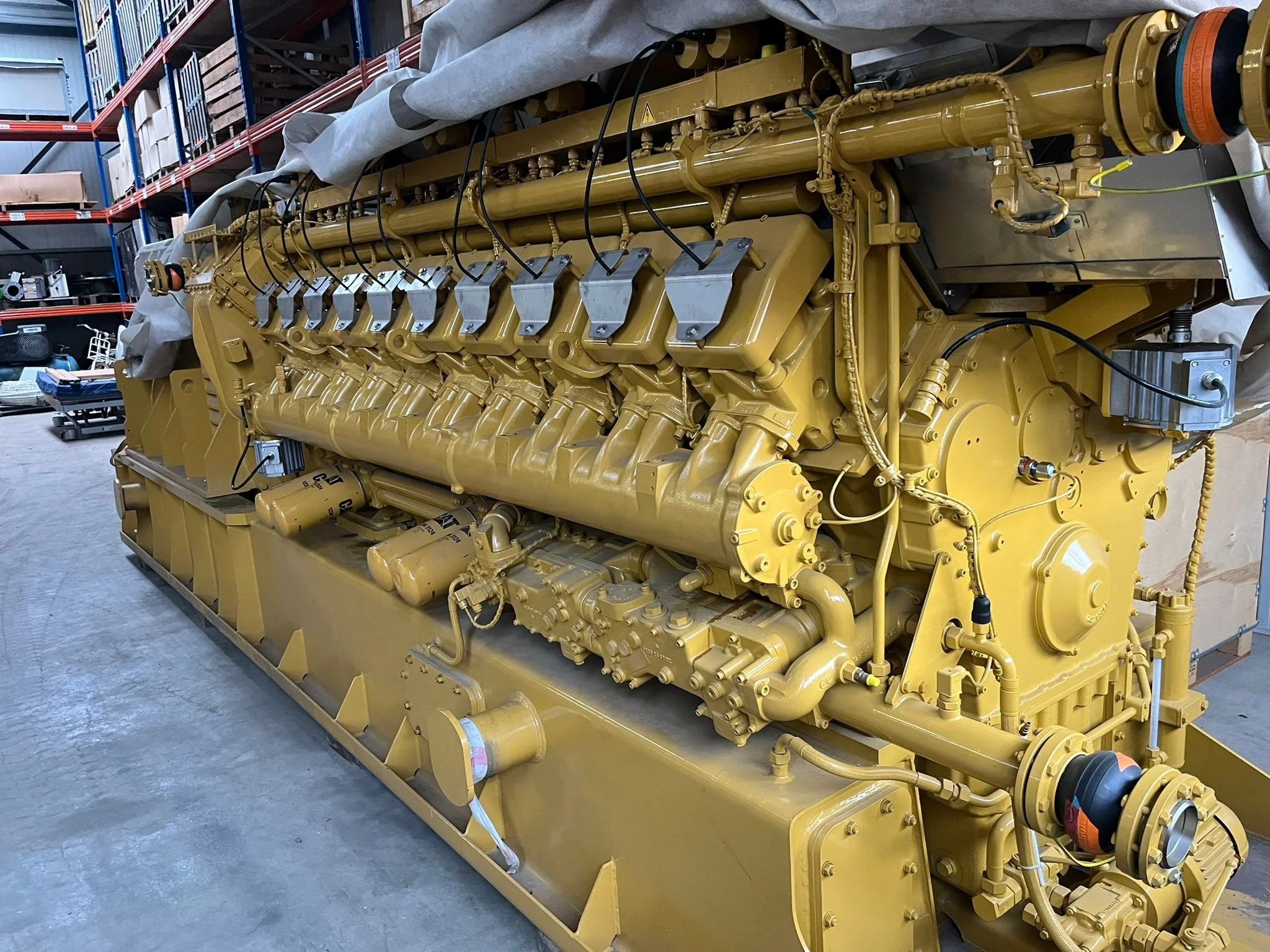 2068 kW Caterpillar Natural Gas Generator 