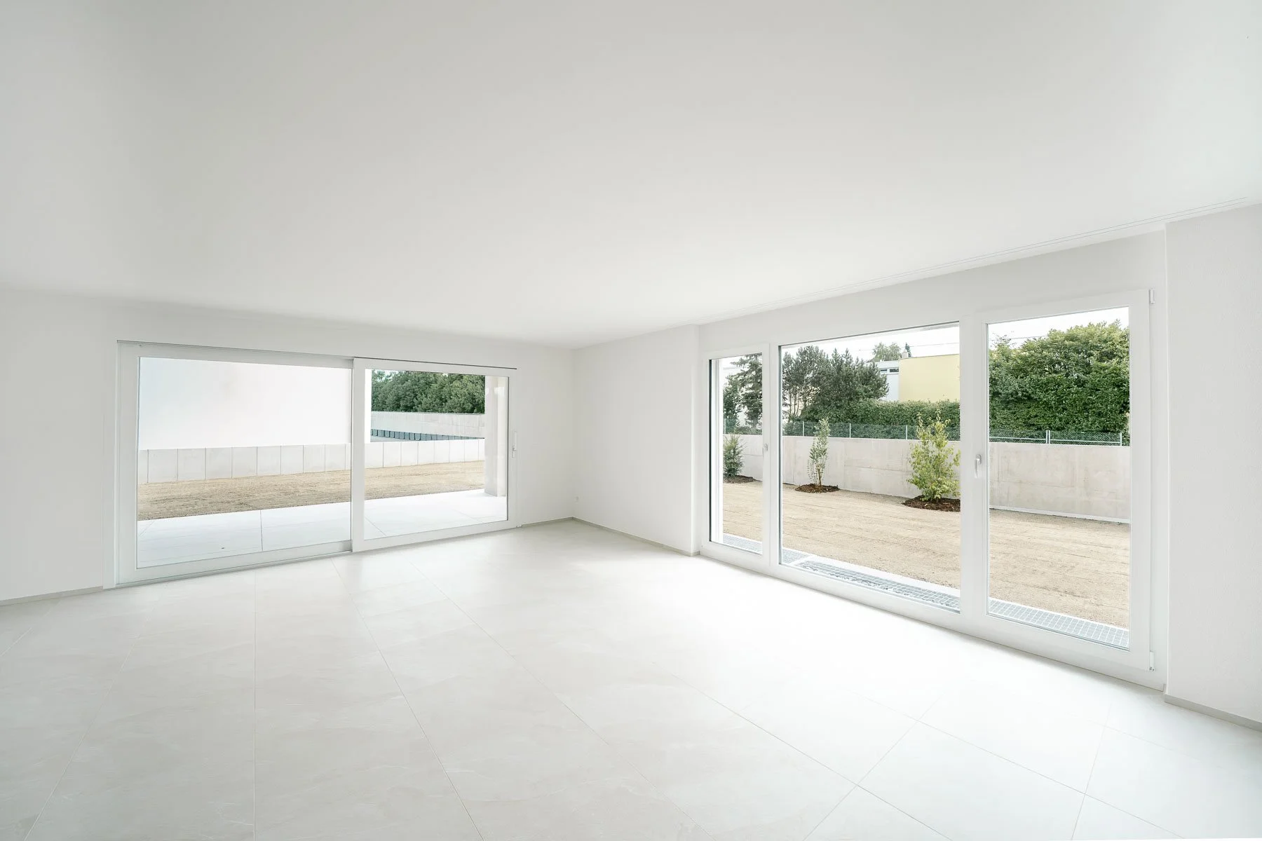 Wohnzimmer Haus Münchwilen, Blick zum Sitzbereich
