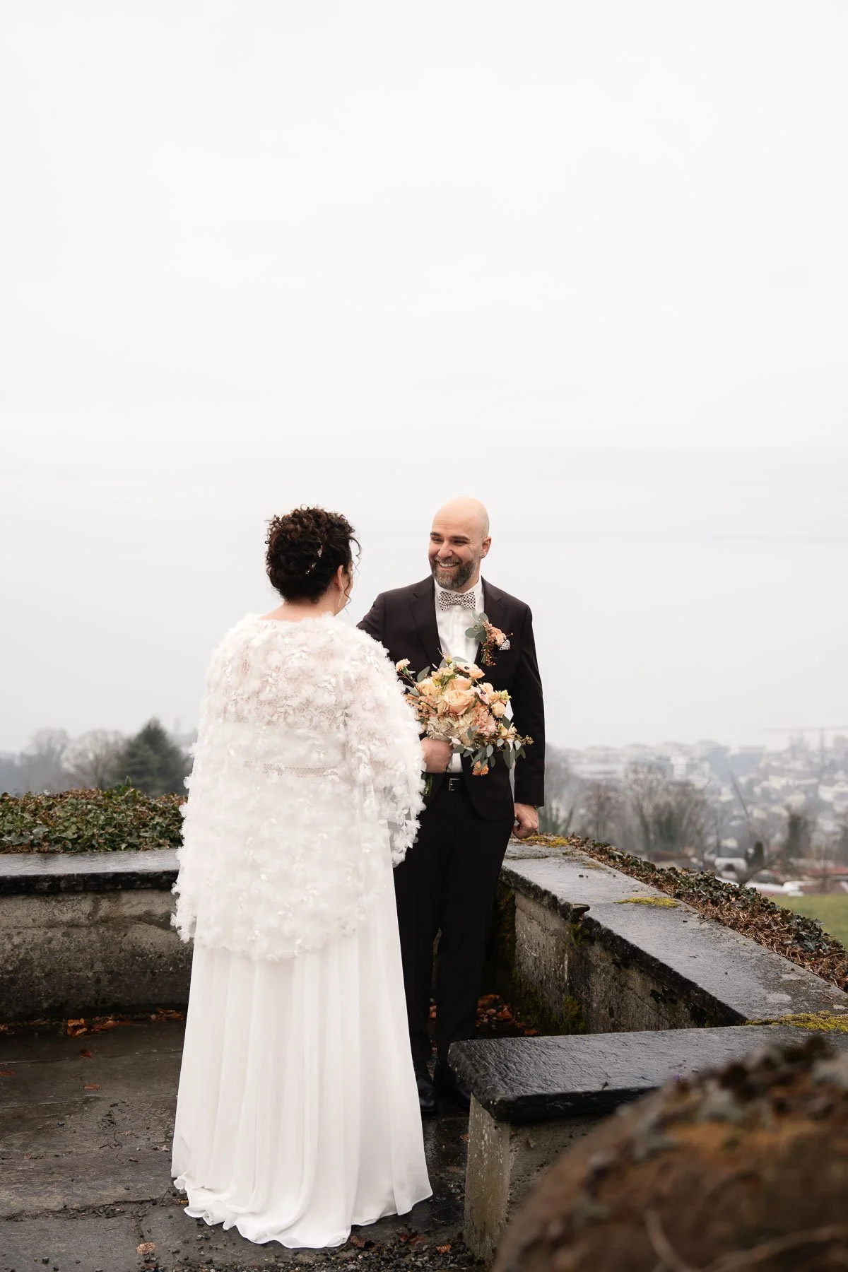Brautpaar Schloss Wartensee Bodensee romantisch — Martina Eggenberger