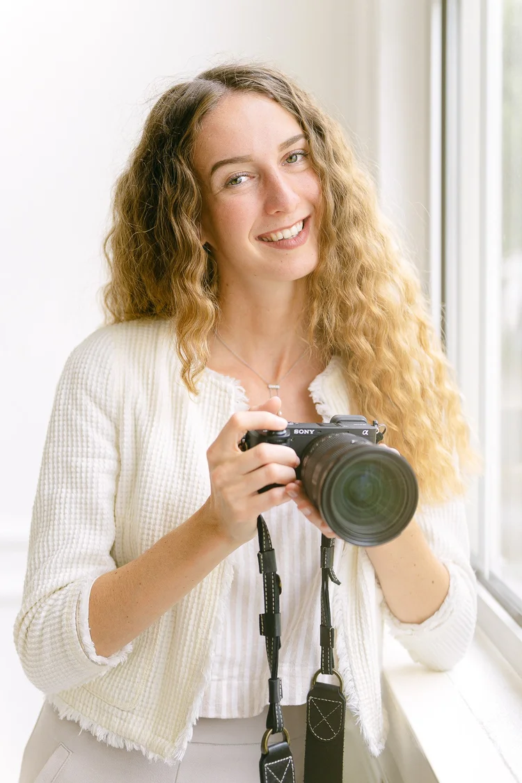 Martina Eggenberger mit Kamera