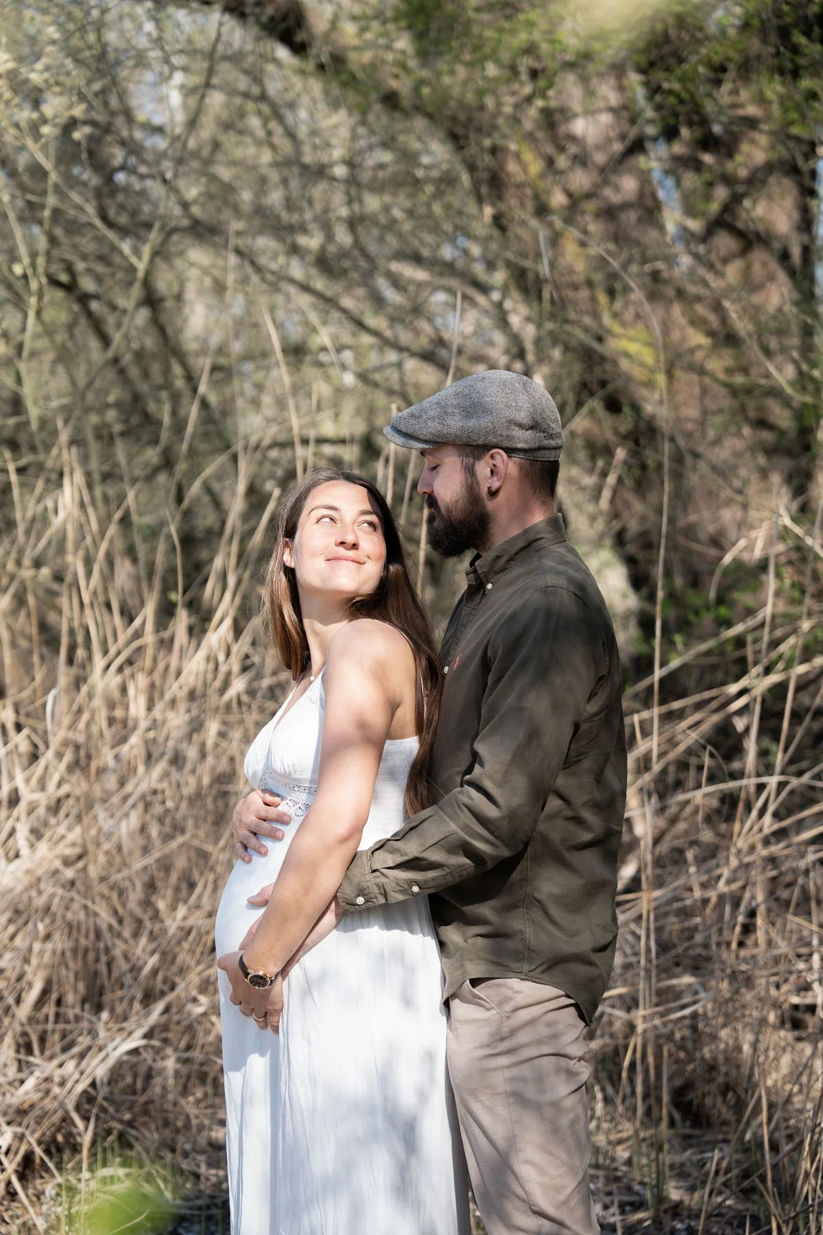 Schwangerschaftsshooting St. Gallen natürliche Momente — Martina Eggenberger Fotografie