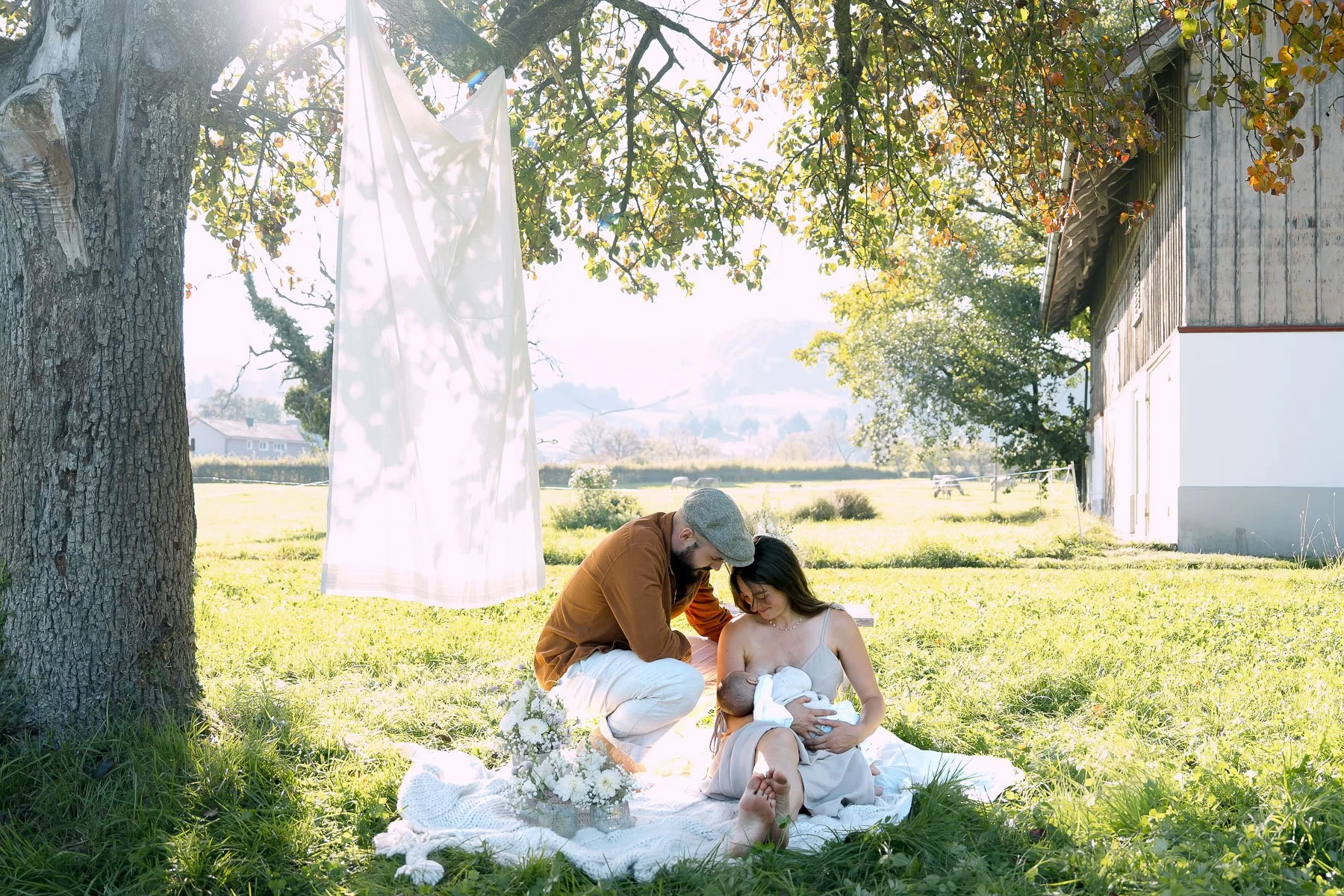 Familienshooting Ostschweiz natürliche Momente — Martina Eggenberger Fotografie