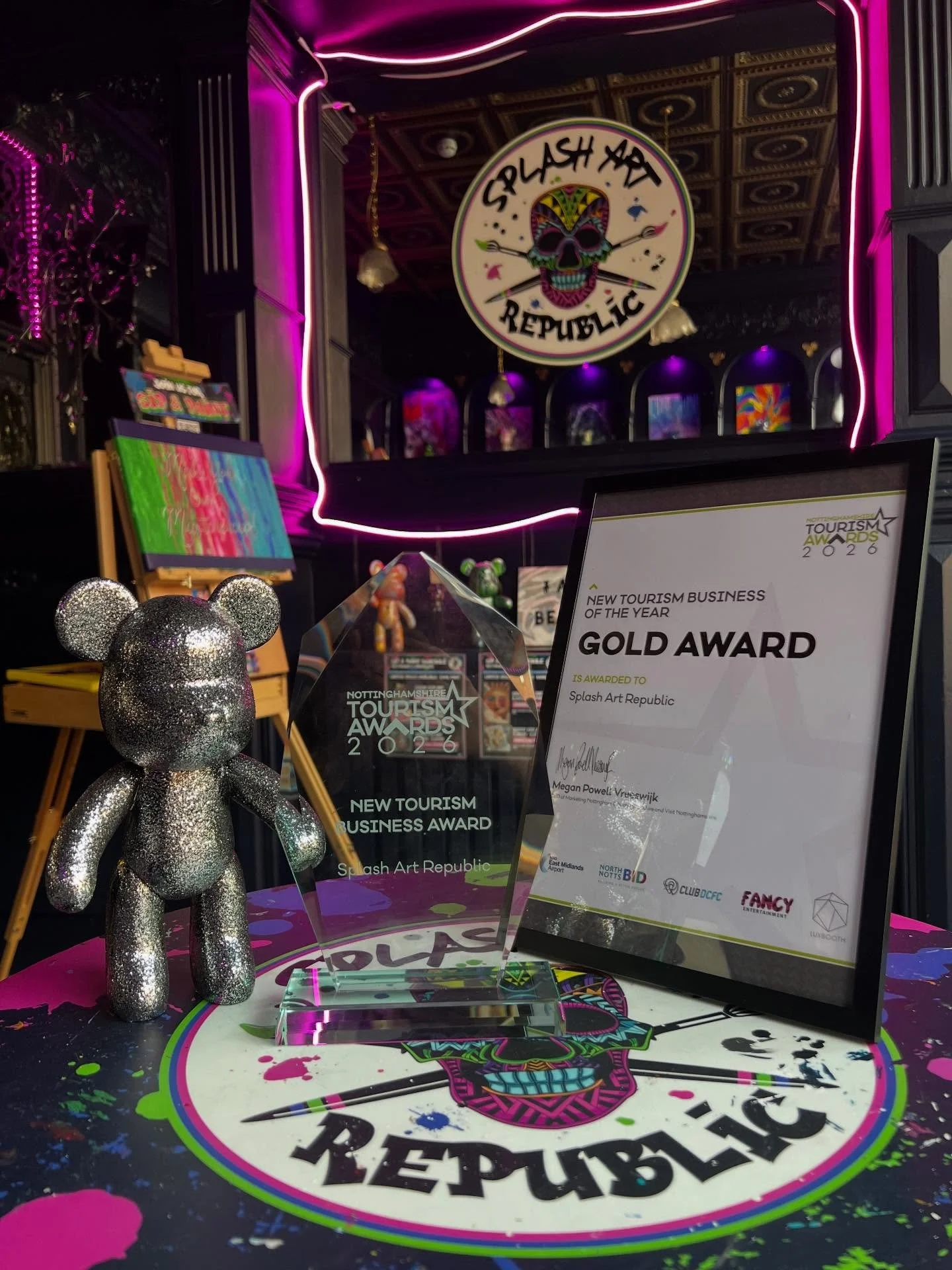 WE DID IT!!🥳

On Wednesday night we were awarded GOLD for New Tourism Business of the Year at the 2026 Nottinghamshire Tourism Awards @visitnotts 

To receive this recognition early into our journey means the world to us 🥰 What started as an idea t