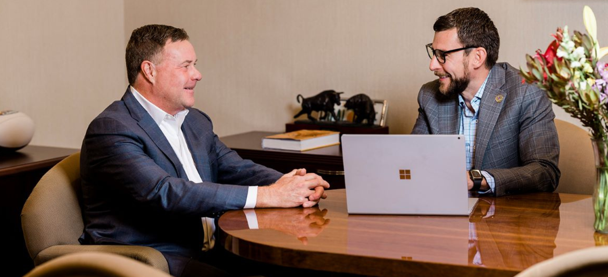 Founder and Managing Partner, John Hill, Jr. with Managing Director, Michael Johnson.