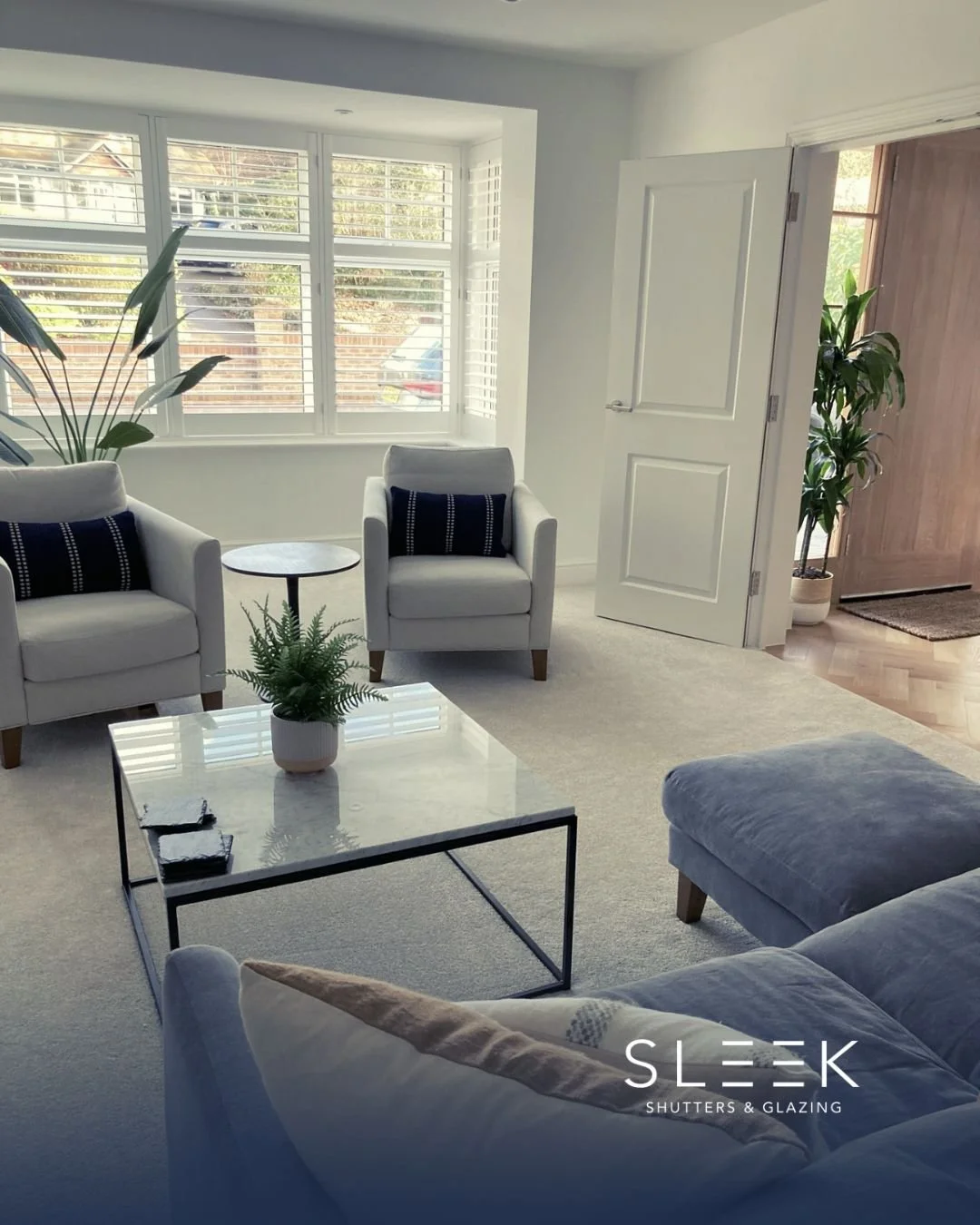 Hardwood shutters supplied and installed in Tunbridge Wells