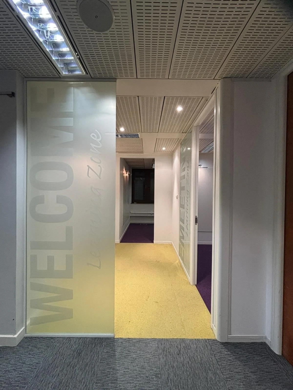 First floor, learning centre.