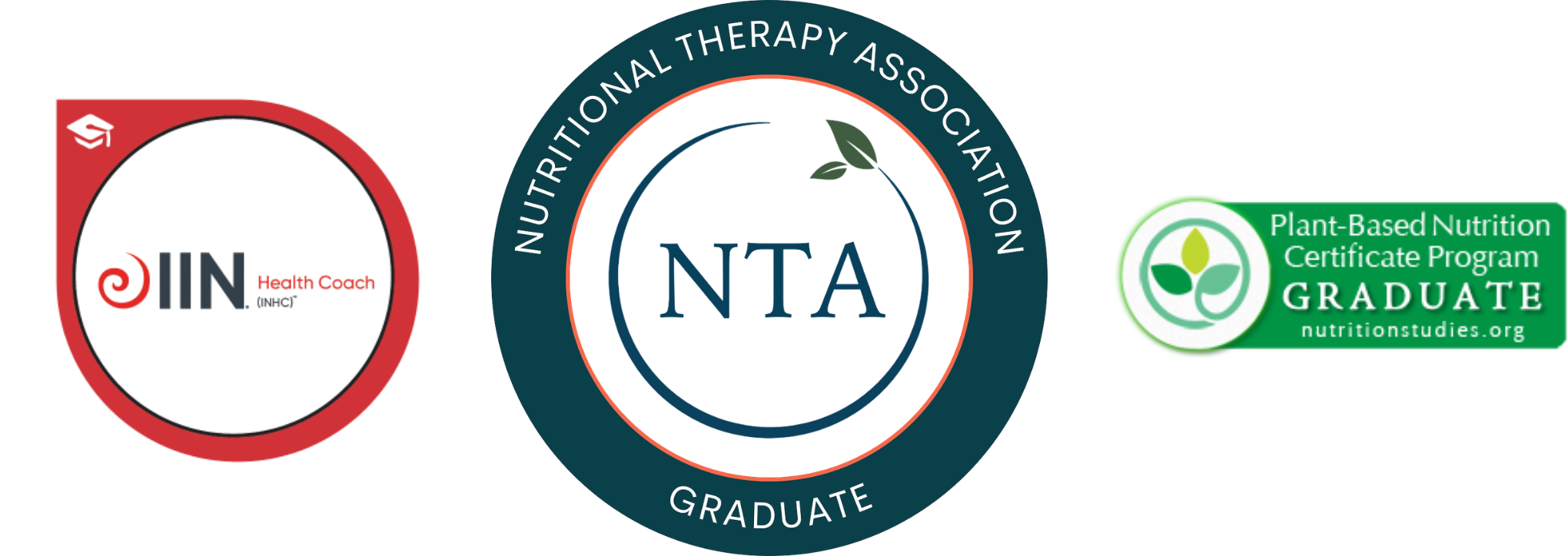 Health coach certifications IIN NTA Plant-based Nutrition