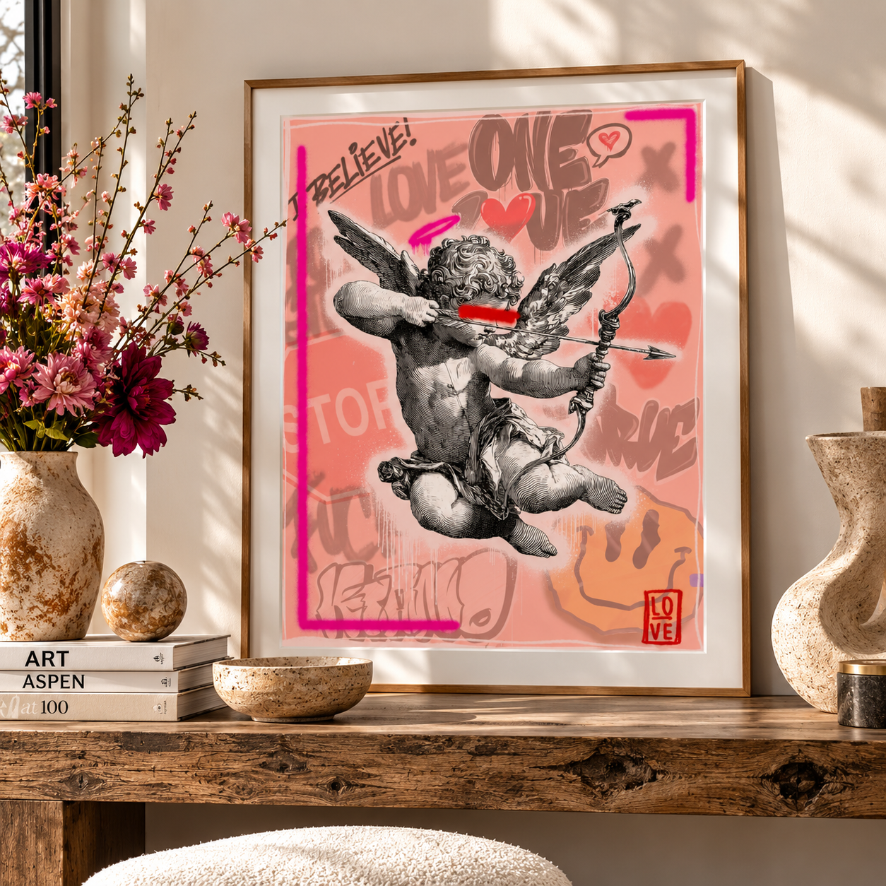Cupid one love on table Ktano.png