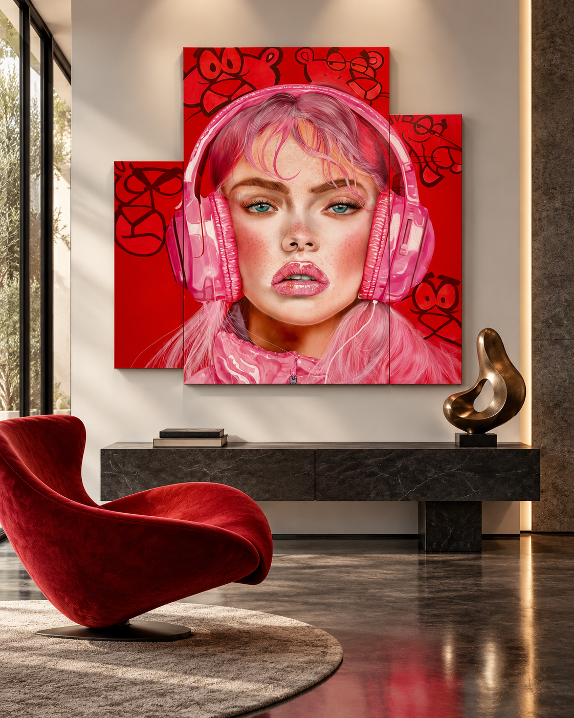 Cosmic Girl Original Painting 60x70