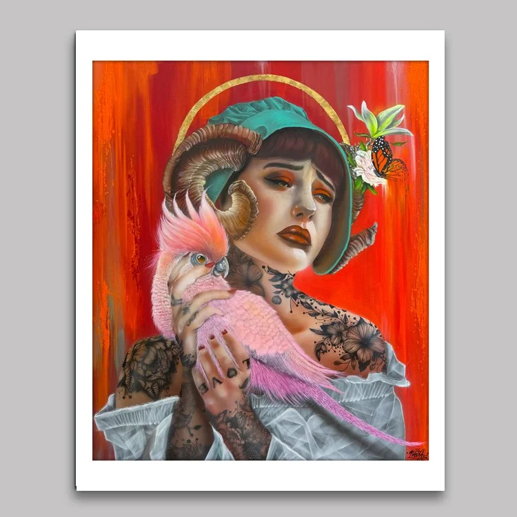 Adeline Fine Art Print on Canvas or paper