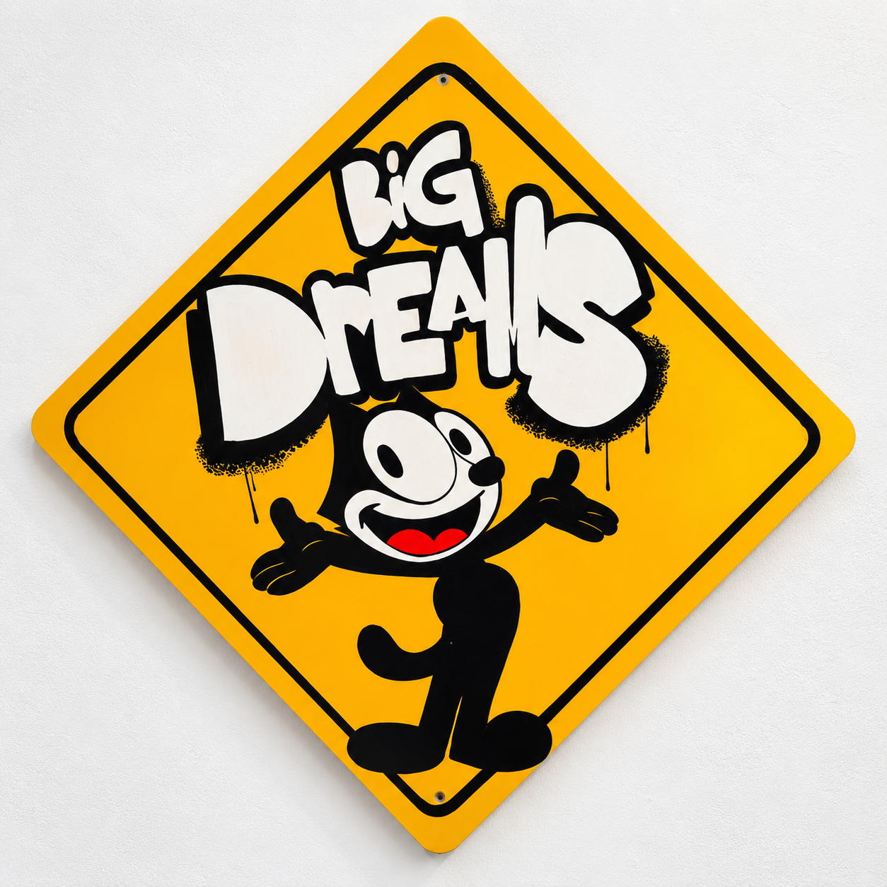 Dream Big Felix Sign 30x30 in
