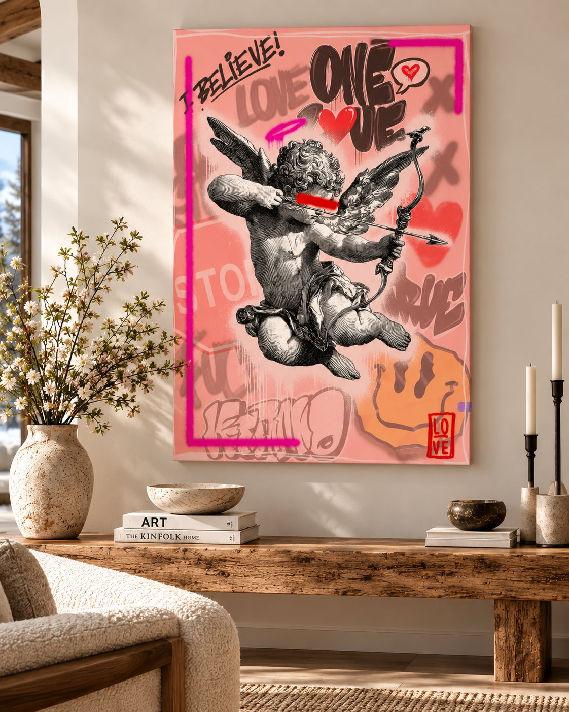 Cupid one love ktano in room.png