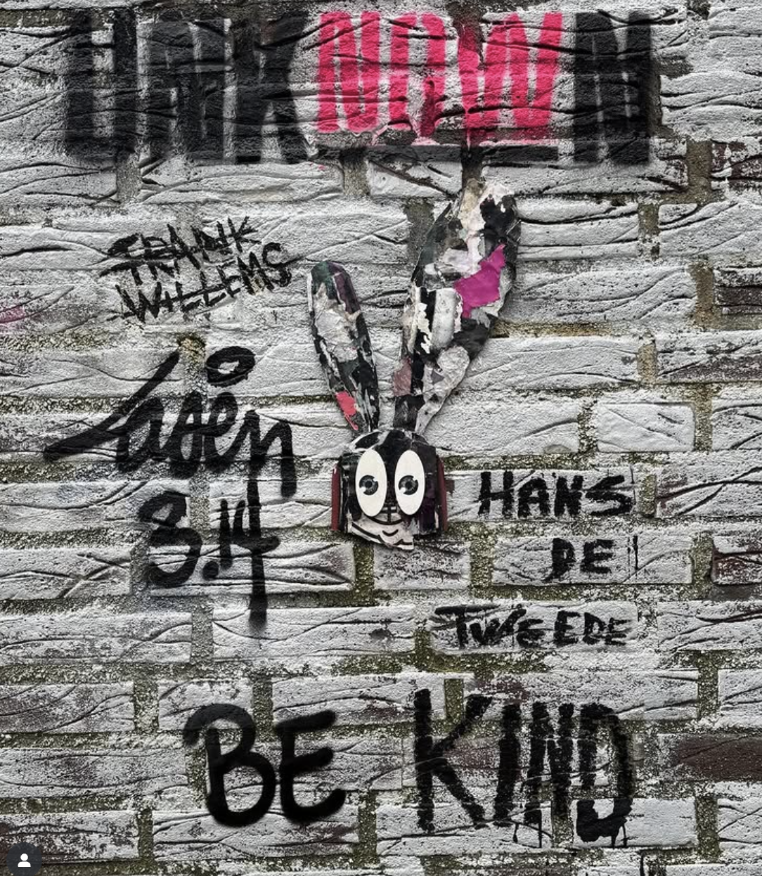 Be kind | Unknown art gallery | graffiti exposition
