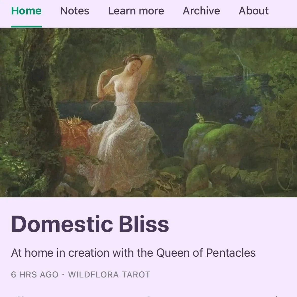 What you&rsquo;ll find in this week&rsquo;s newsletter:

✨Tarot Reflection: Queen of Pentacles
✨ Tarot Spread: Career Reflection
✨ Book Review: Everyday Plant Magic
✨ Guided meditation to cultivate abundance
✨ Plant profile: Turkey Tail Mushrooms

Li