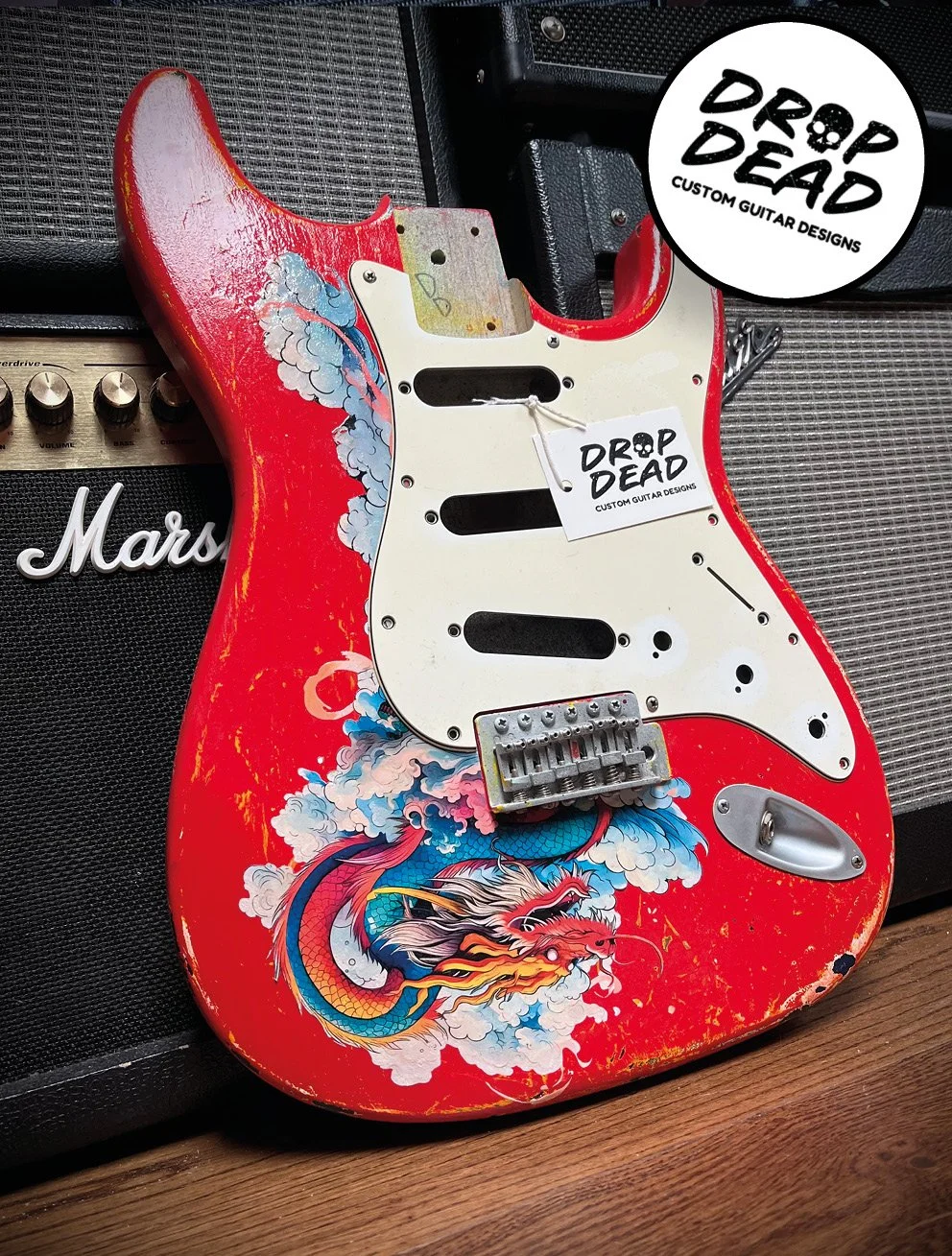 The Red Dragon 04 Stratocaster Style (Body) (SOLD)