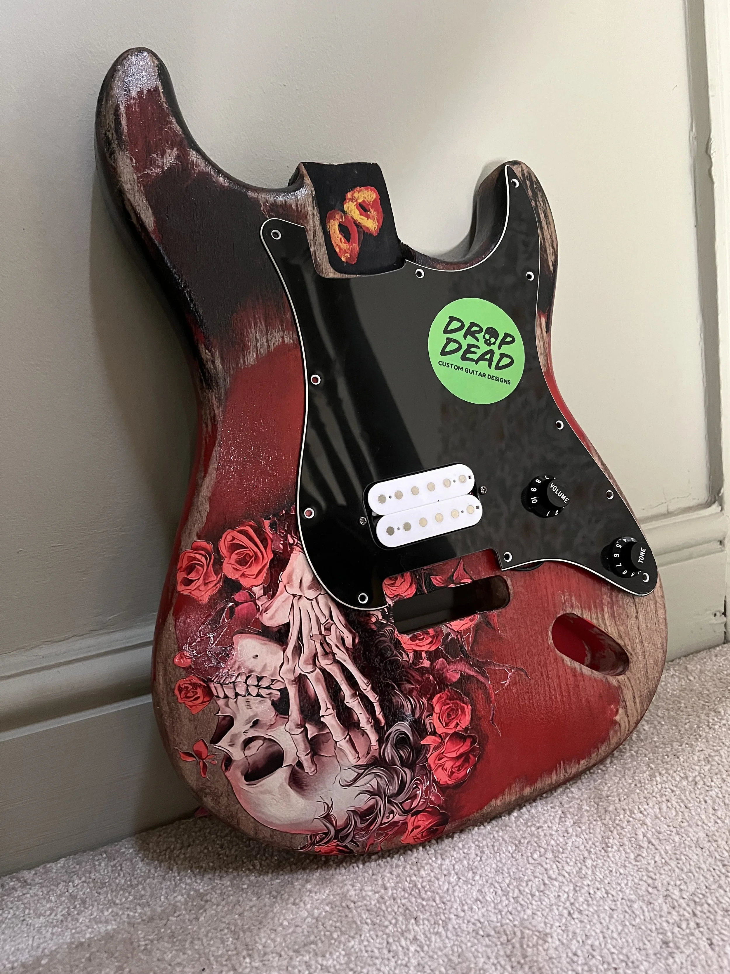 Dead Head Stratocaster Electric Guitar (Body)