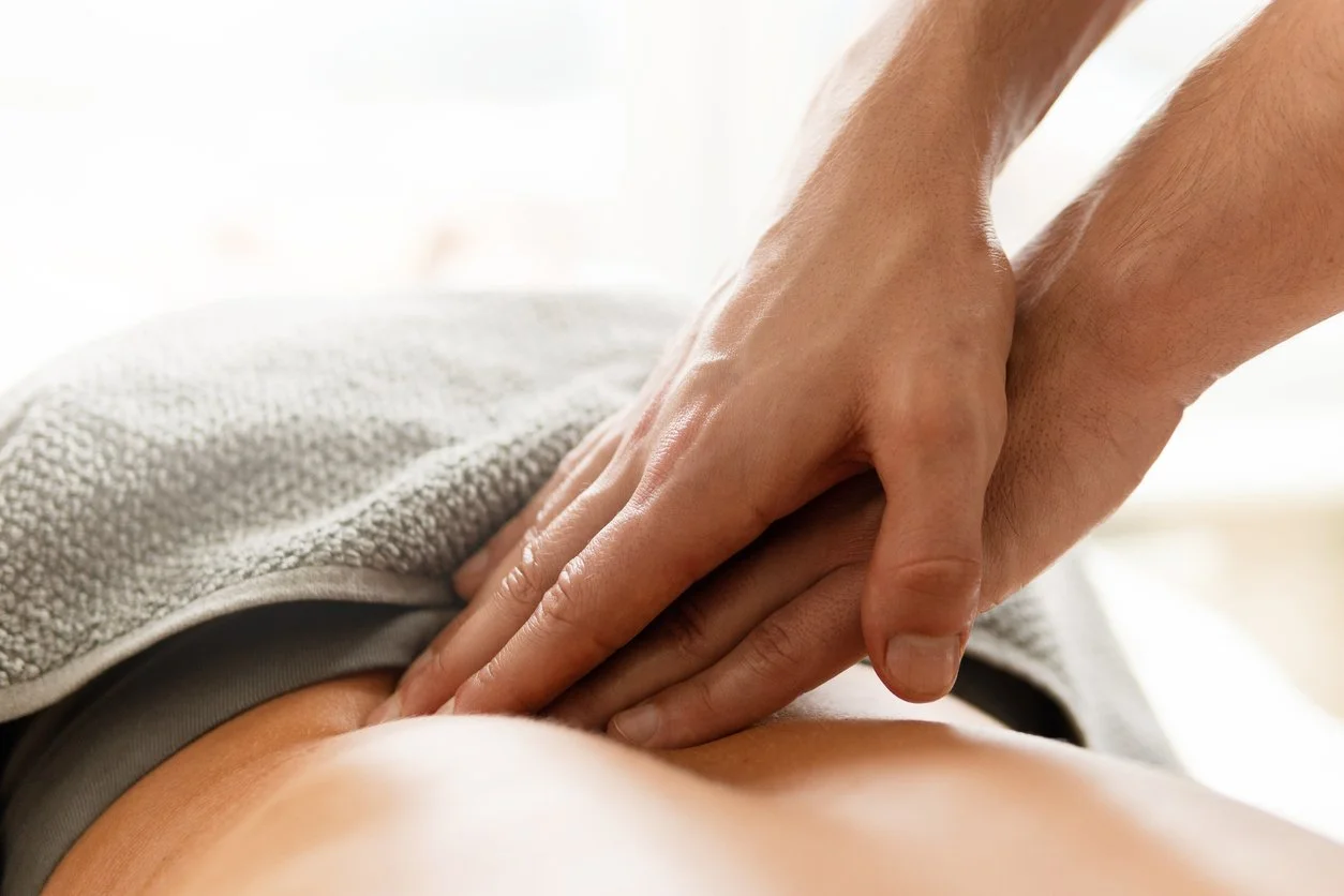 Deep tissue massage for the back