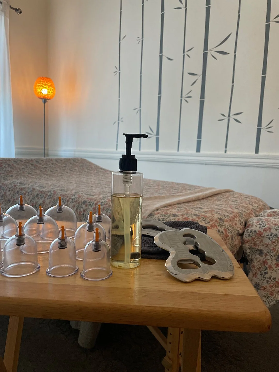 Massage cups and Rockblades in the studio