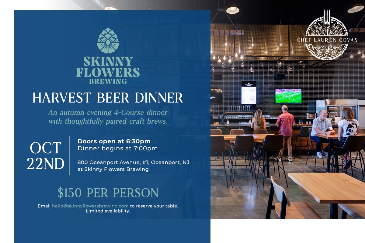 Harvest Beer Dinner - With Chef Lauren Covas