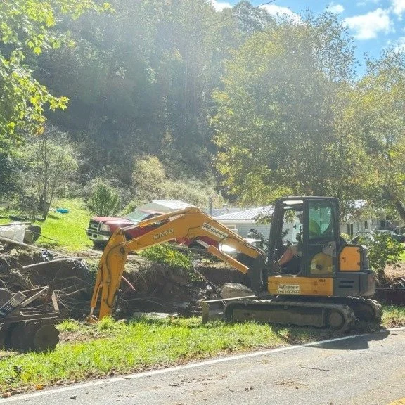 This is America. People coming together despite their beliefs and differences to make a better life for eachother. 

Thank you to all the Veterans out there who are helping us rebuild Ashe County, one bridge or culvert at a time. Thank you to all the