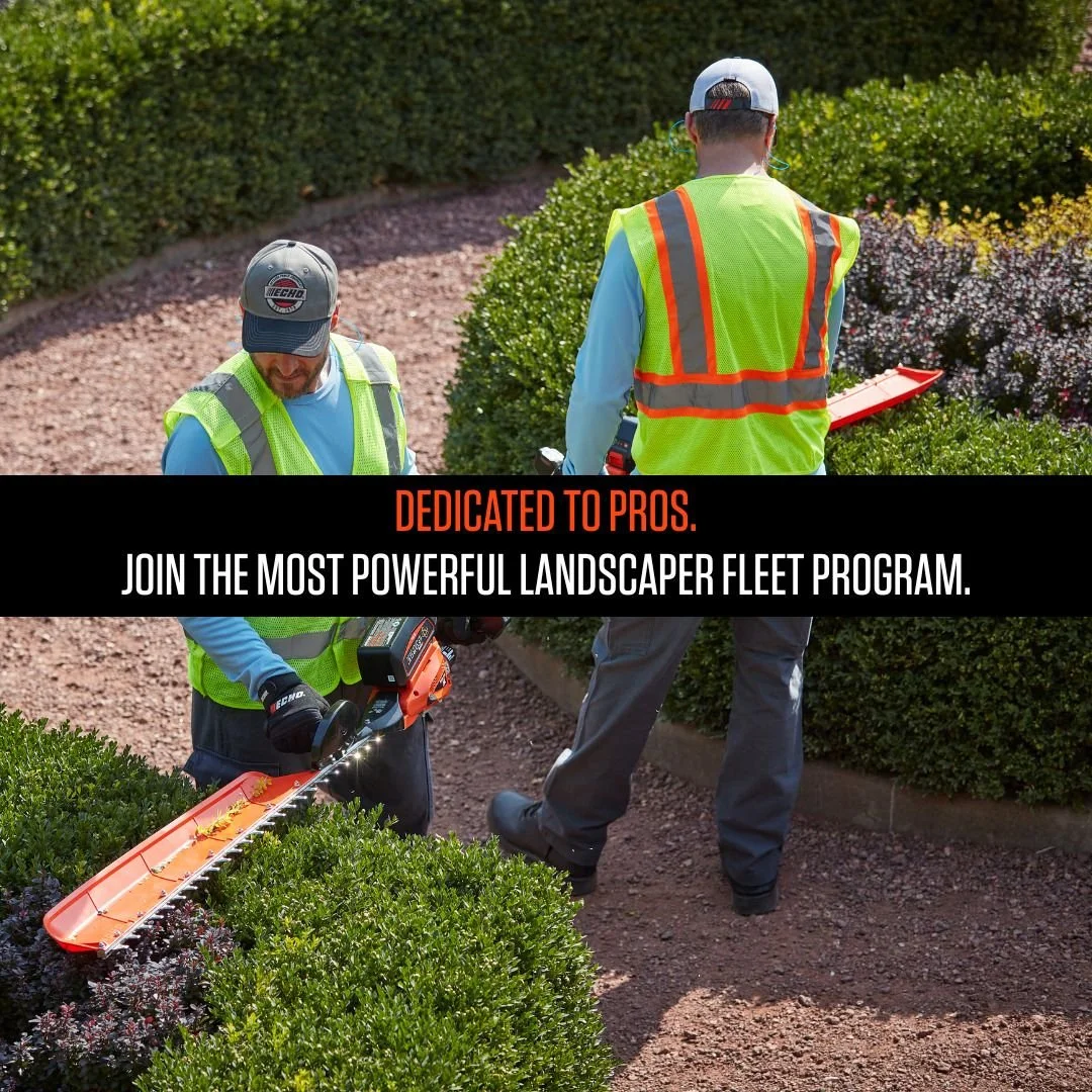 Get the product you want at the price you need with ECHO&rsquo;s Fleet Program! Qualify now and enjoy up to 20% off your purchase for 24 months. ​​Stop in today to learn more about the program.