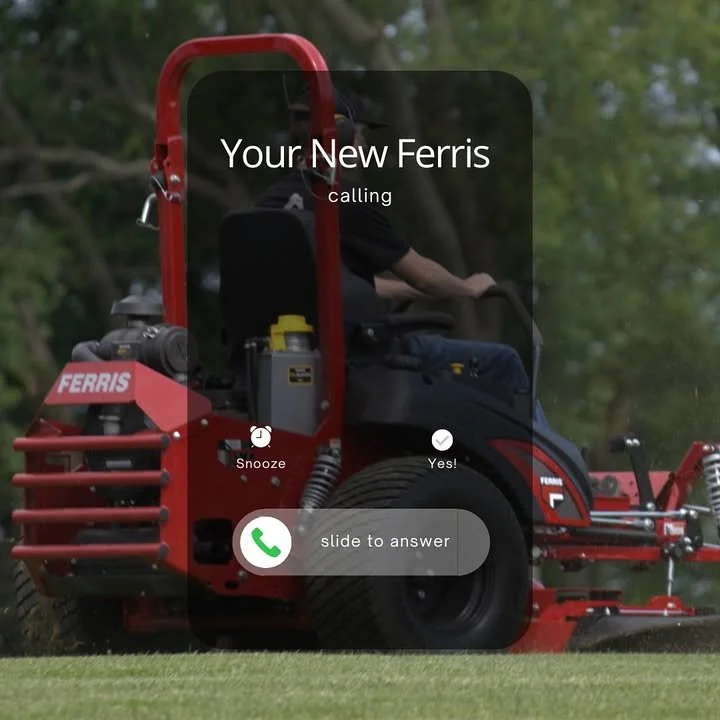 This is your future Ferris calling!

Stop in today and sign on the dotted line!
.
.
.
#FerrisCommercialMowers #ExperienceSuspension #LawnGoals #HomeGoals