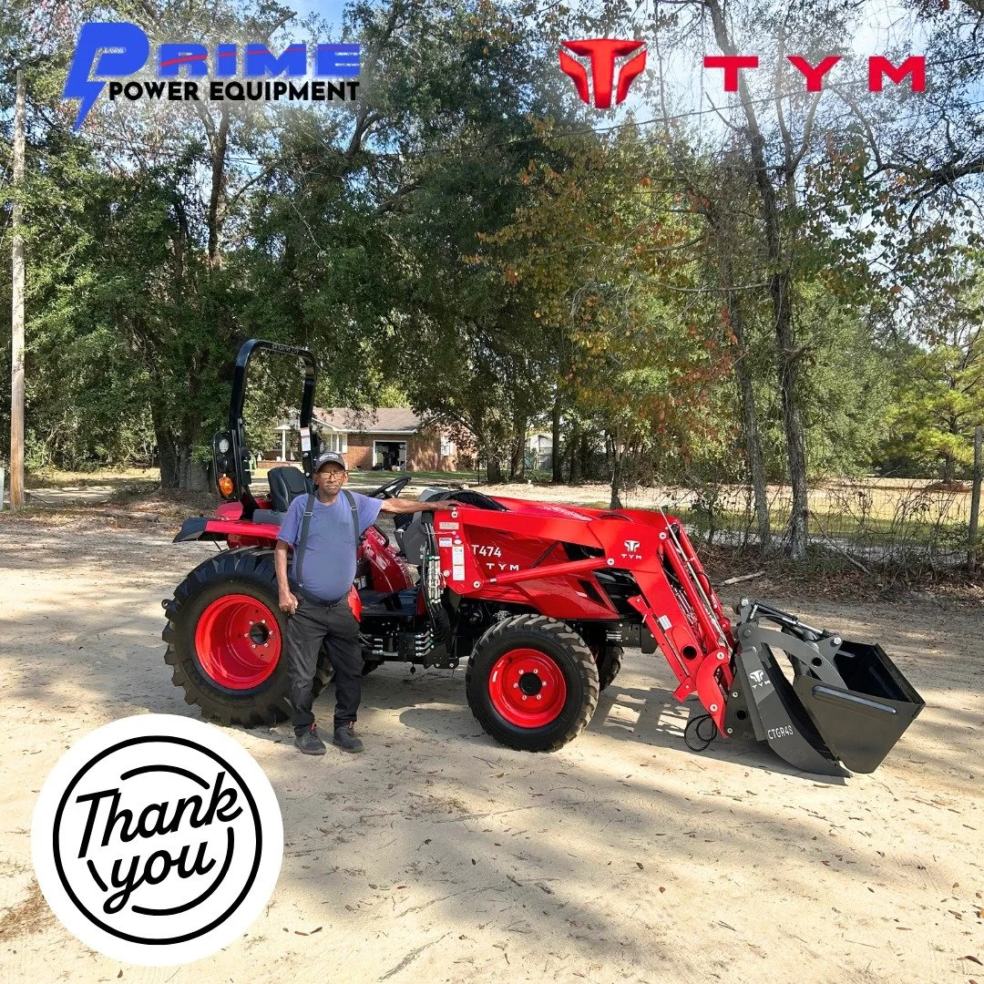 🎉 A huge congratulations to the new owner of this TYM 474H! 🙌
We appreciate you choosing Prime Power Equipment &mdash; your local, trusted source for outdoor power equipment. Helping great people find the right equipment is what we do best&hellip; 