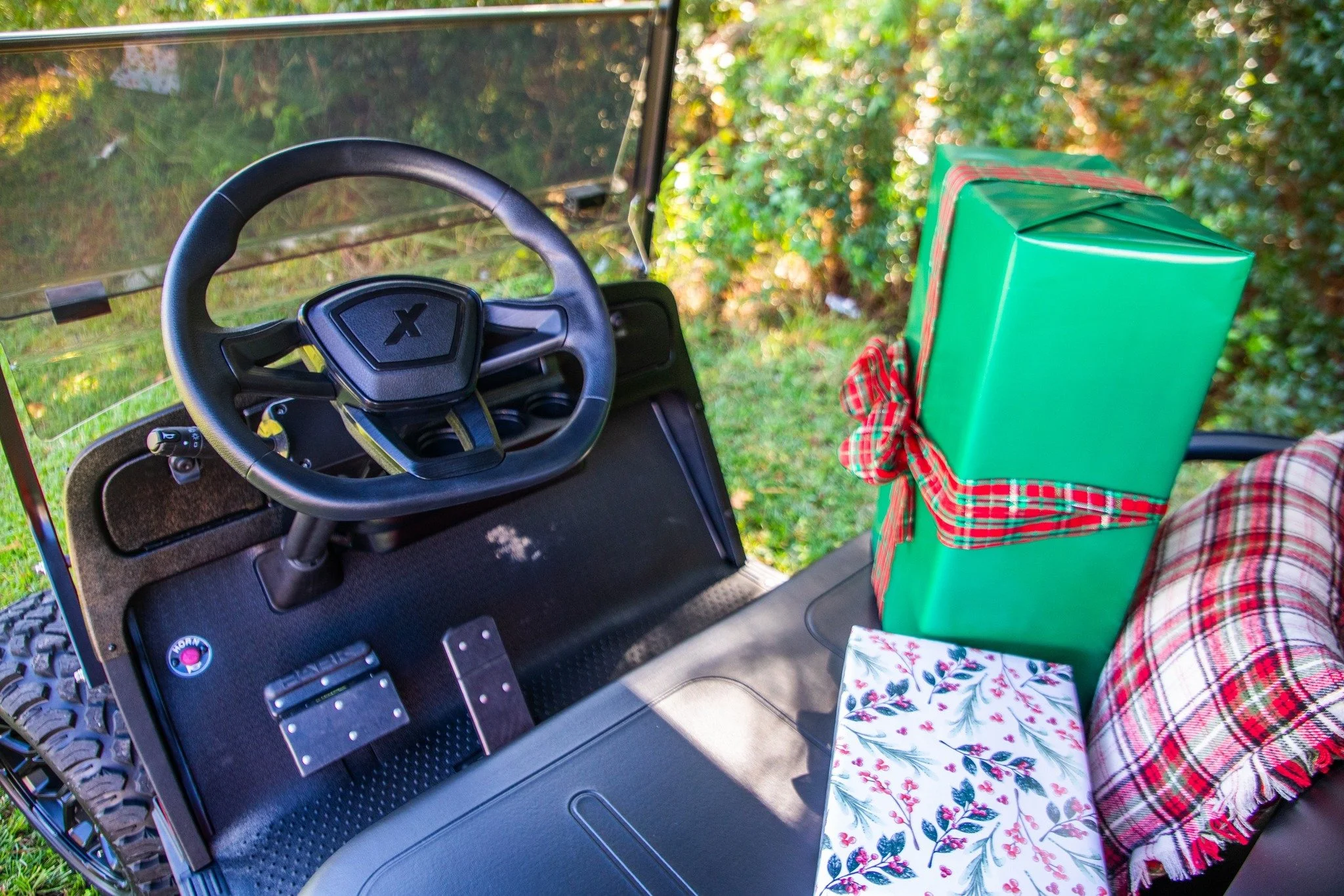 THE BEST GIFTS DON&rsquo;T FIT UNDER THE TREE.🎄

This season, upgrade the way you ride with a MadJax Golf Cart &mdash; ON SALE NOW!💰 

Built for style, comfort, and pure fun, MadJax carts are perfect for cruising the neighborhood, the course, or wh