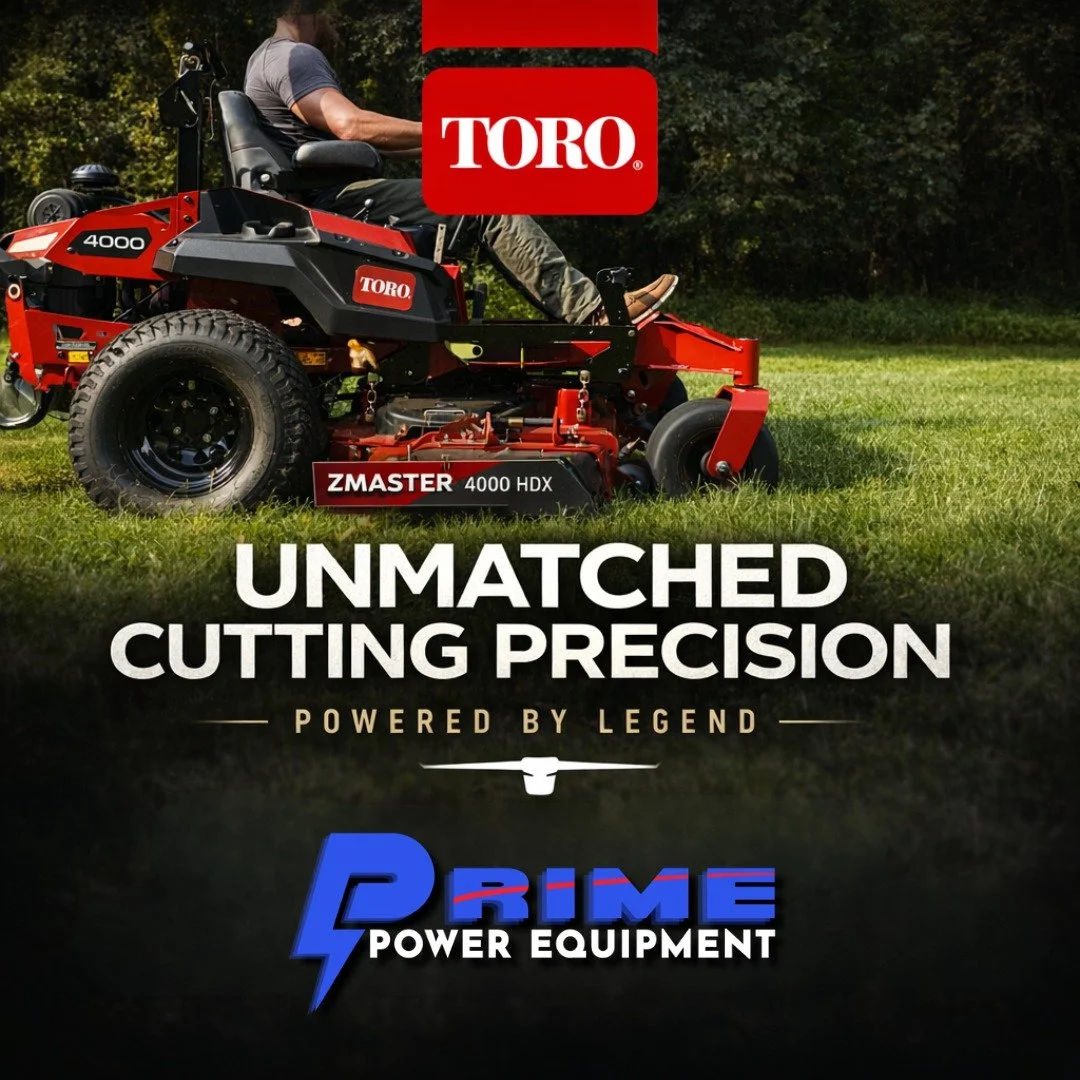 Big deck. Big power. Zero excuses. 💪🔥

The Toro Z Master 4000 HDX is built to work hard and cut clean every single pass. Tough, reliable, and ready to run.

Come see it at Prime Power Equipment
📍 8988 US Hwy 41 Adel, GA
📞 (229) 223-3189

Let&rsqu
