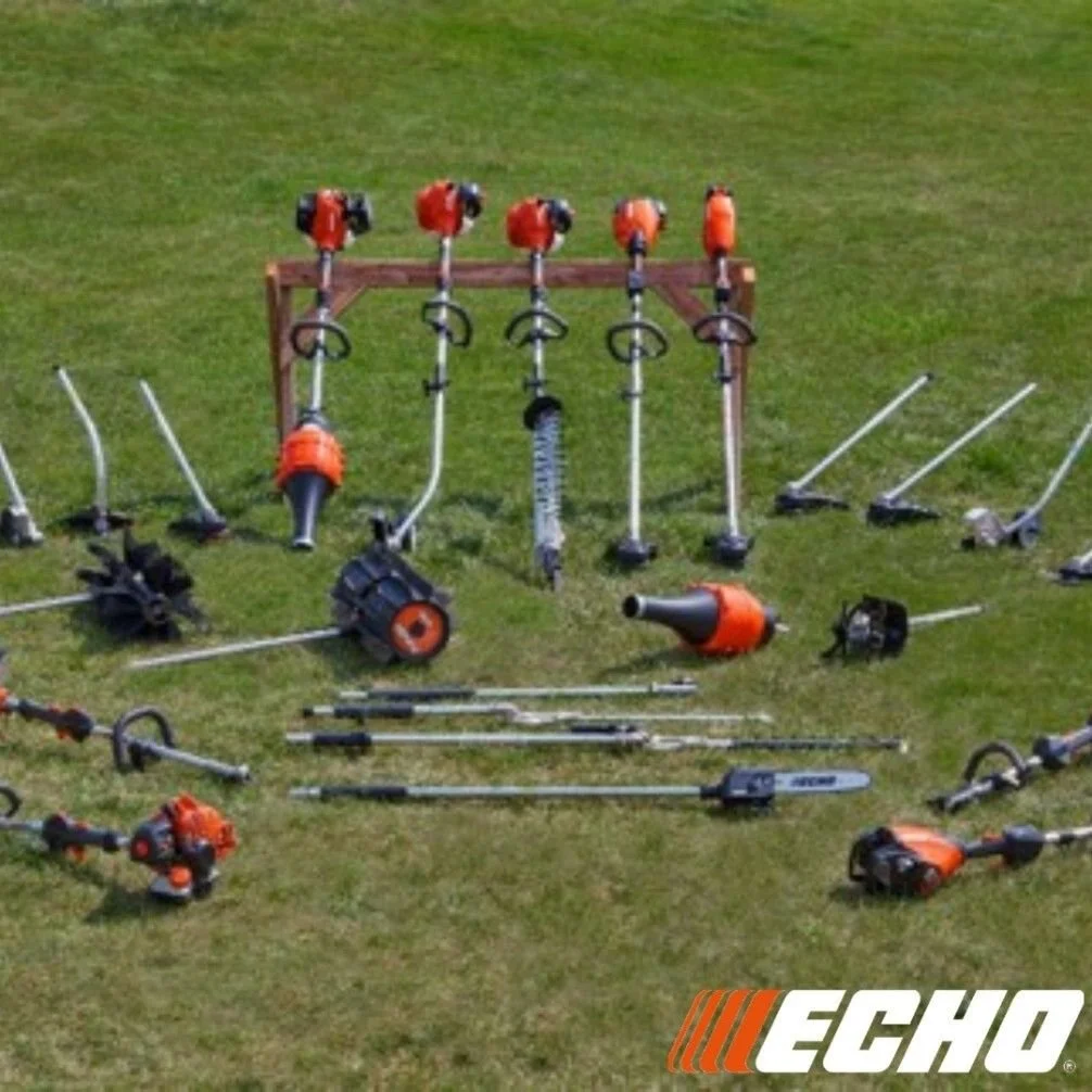 Spring readiness starts here! Explore the versatility of the ECHO Pro Attachment Series&trade; &ndash; featuring 16 different attachments to tackle any task. From hedge trimming to edging, gear up for your most productive season yet! Available in bot