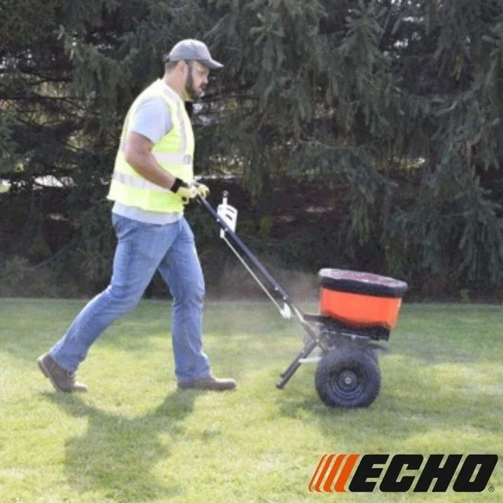 For salt, fertilizer, seeds, and beyond &ndash; explore our range of ECHO spreaders for your needs, no matter what season!

Call us today at (229) 223-3189 to learn which spreader is best for you.
