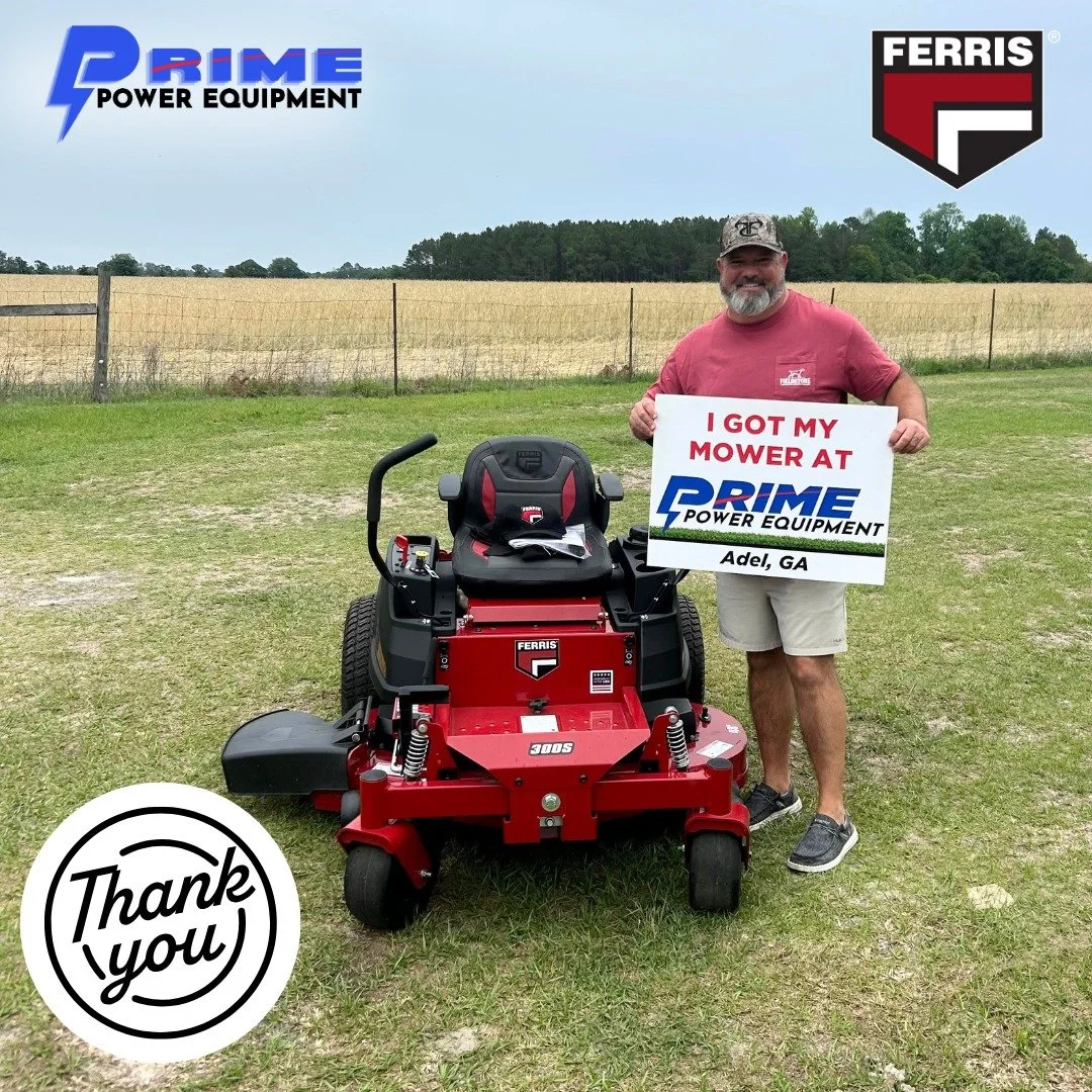 SOLD! Congratulations on your new Ferris 300S Zero Turn Mower!🎉

Built for performance, comfort, and durability, this machine is ready to turn mowing into a smooth, efficient ride every time. The Ferris 300S delivers the cut quality and reliability 