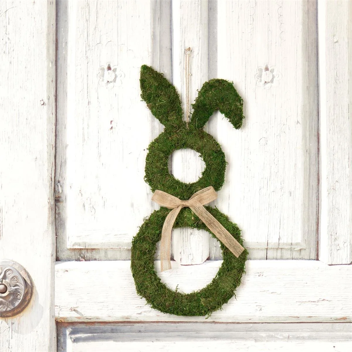 Rabbit Moss Door Wreath